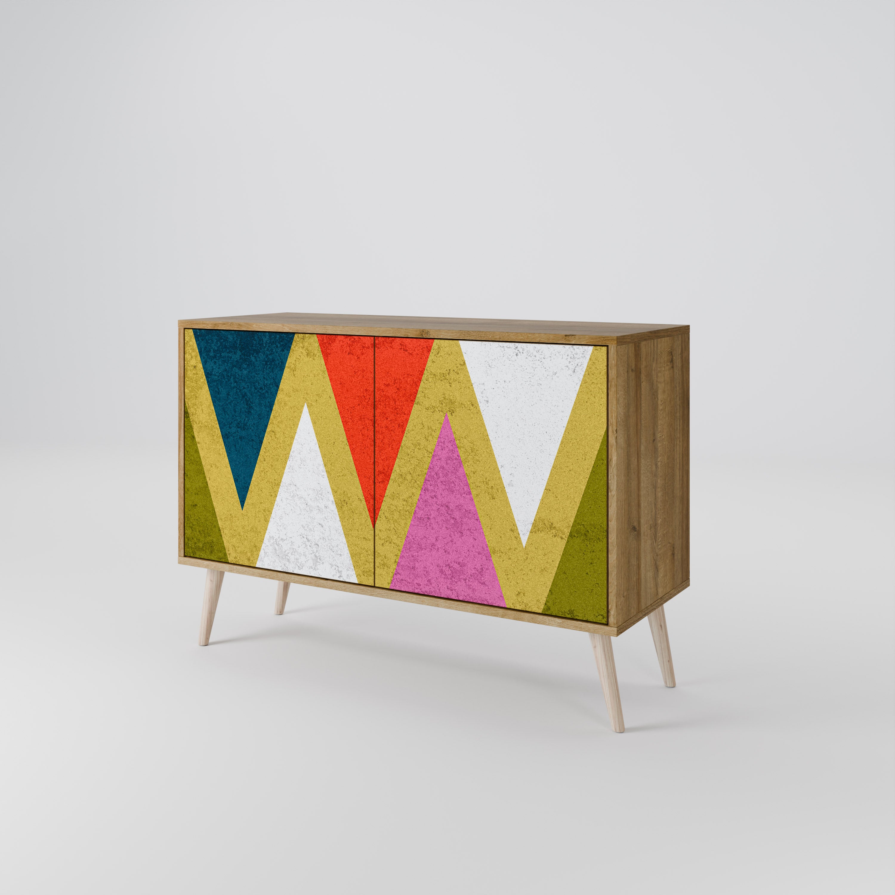 COLORFUL TRIANGLES Komoda 2-drzwiowa