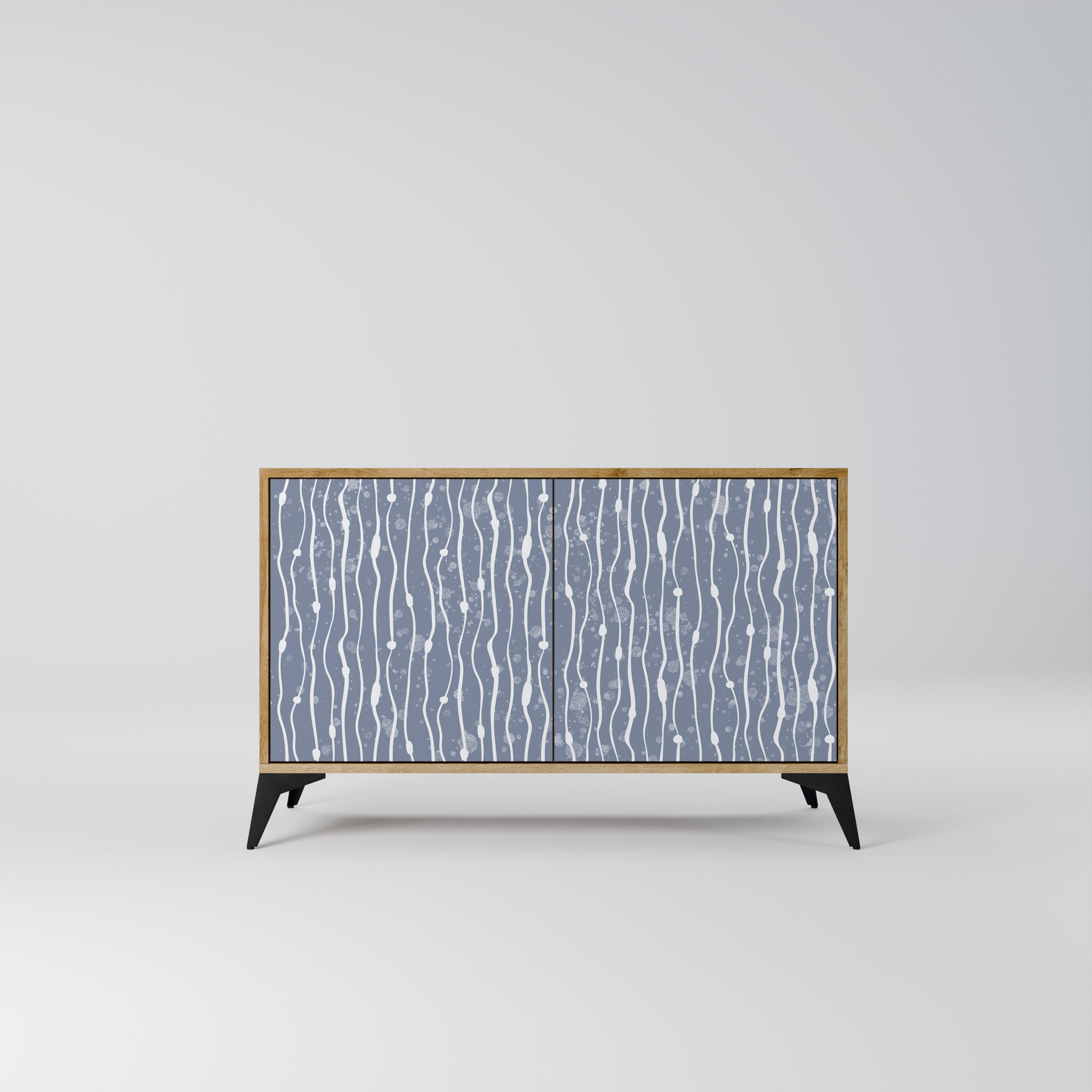 GRAPHITE RAIN Komoda 2-drzwiowa
