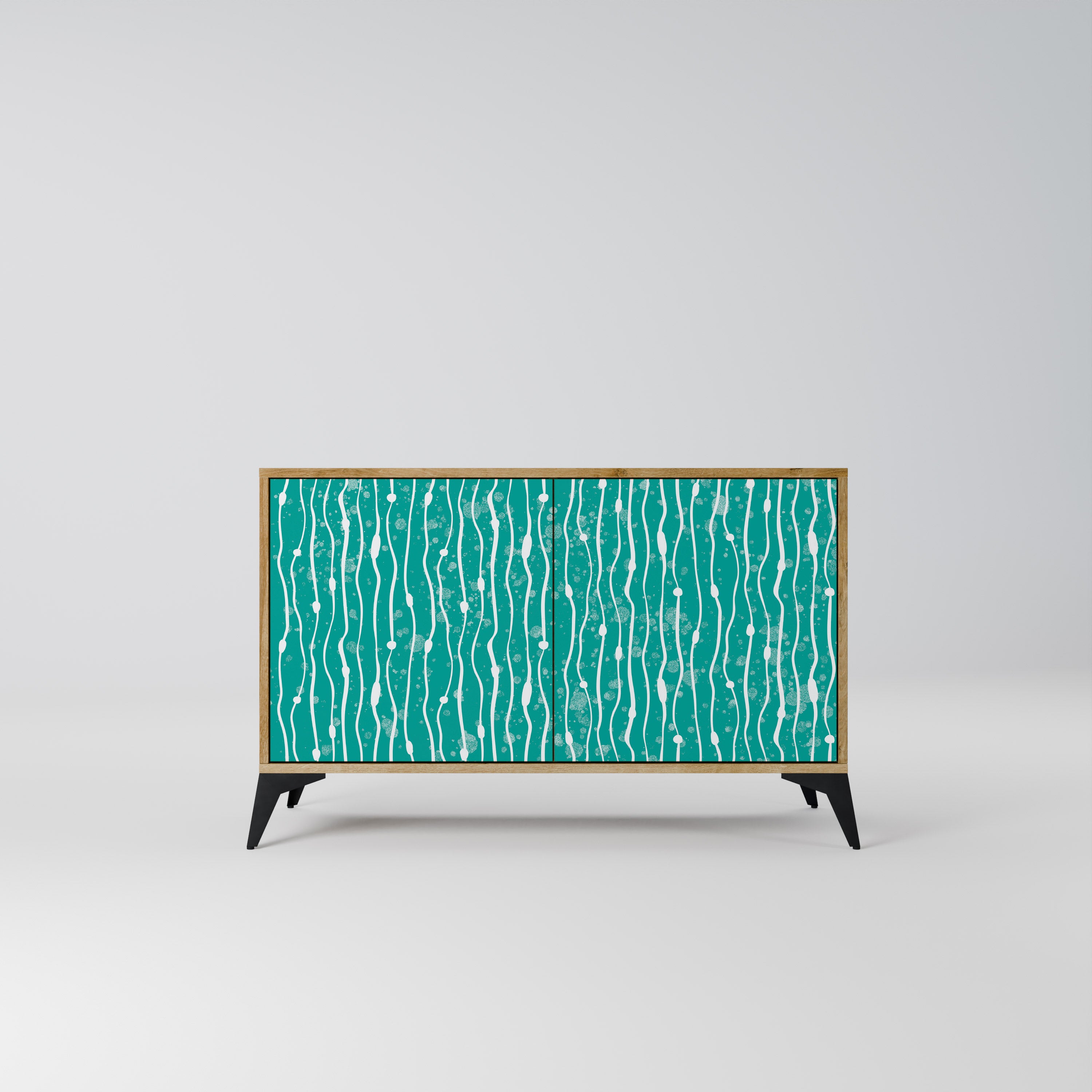TURQUOISE RAIN Komoda 2-drzwiowa