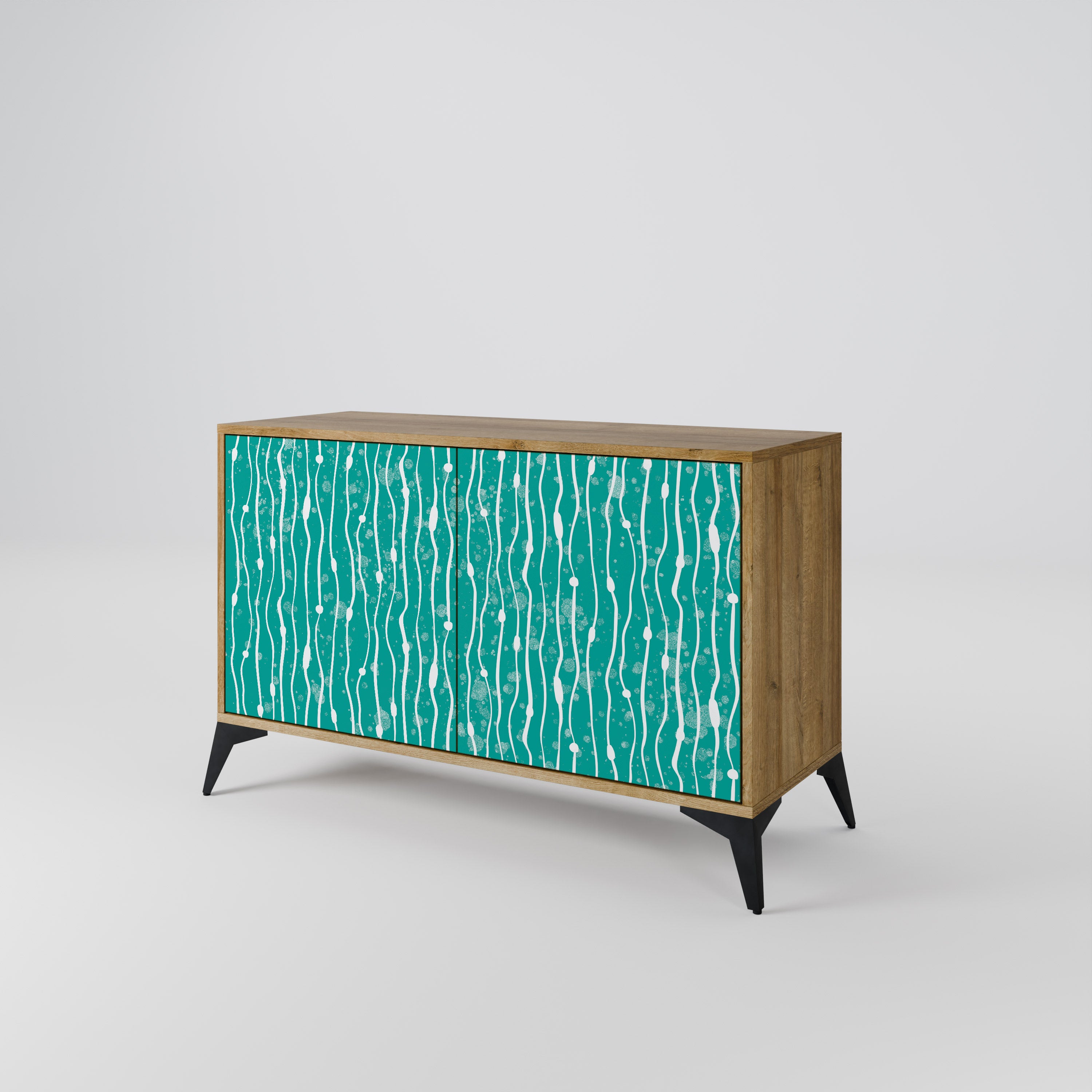 TURQUOISE RAIN Komoda 2-drzwiowa