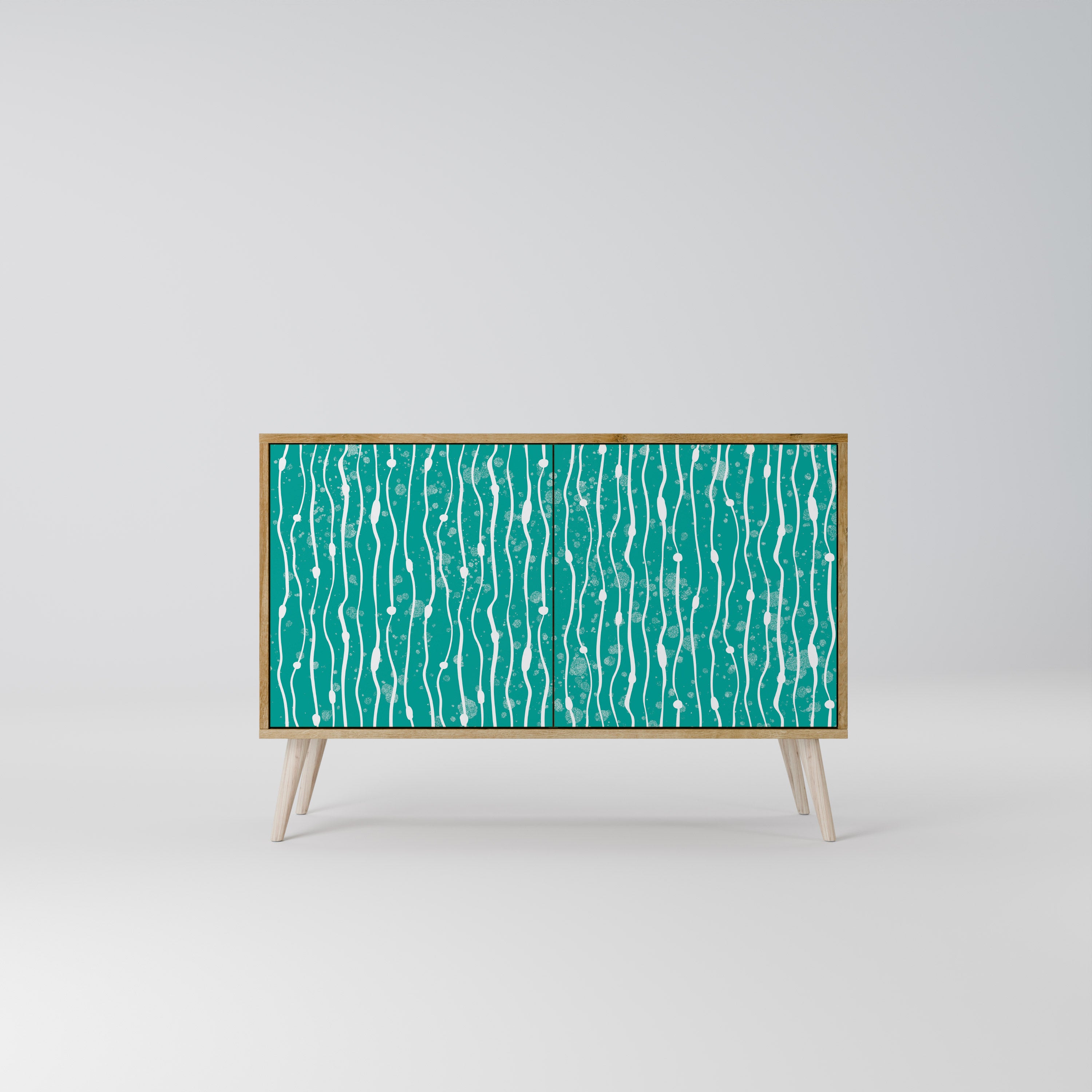TURQUOISE RAIN Komoda 2-drzwiowa