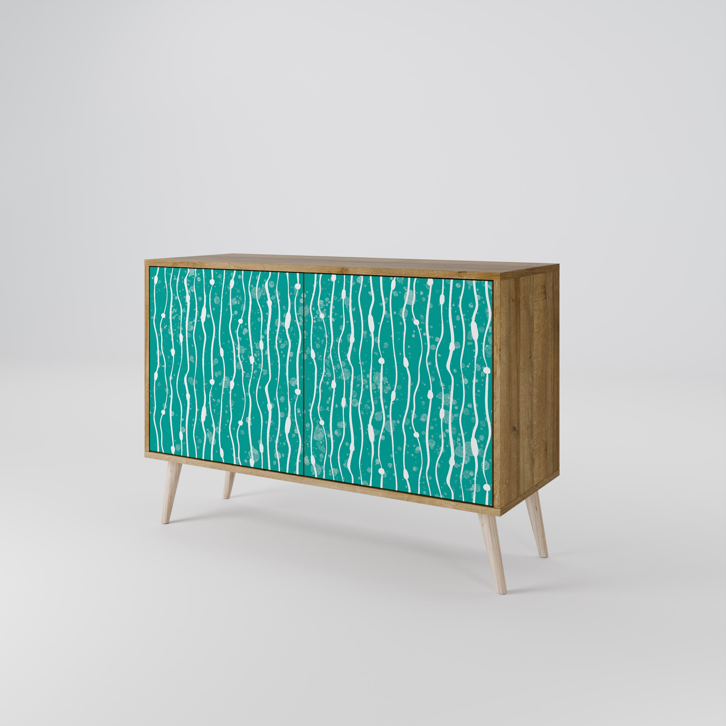 TURQUOISE RAIN Komoda 2-drzwiowa
