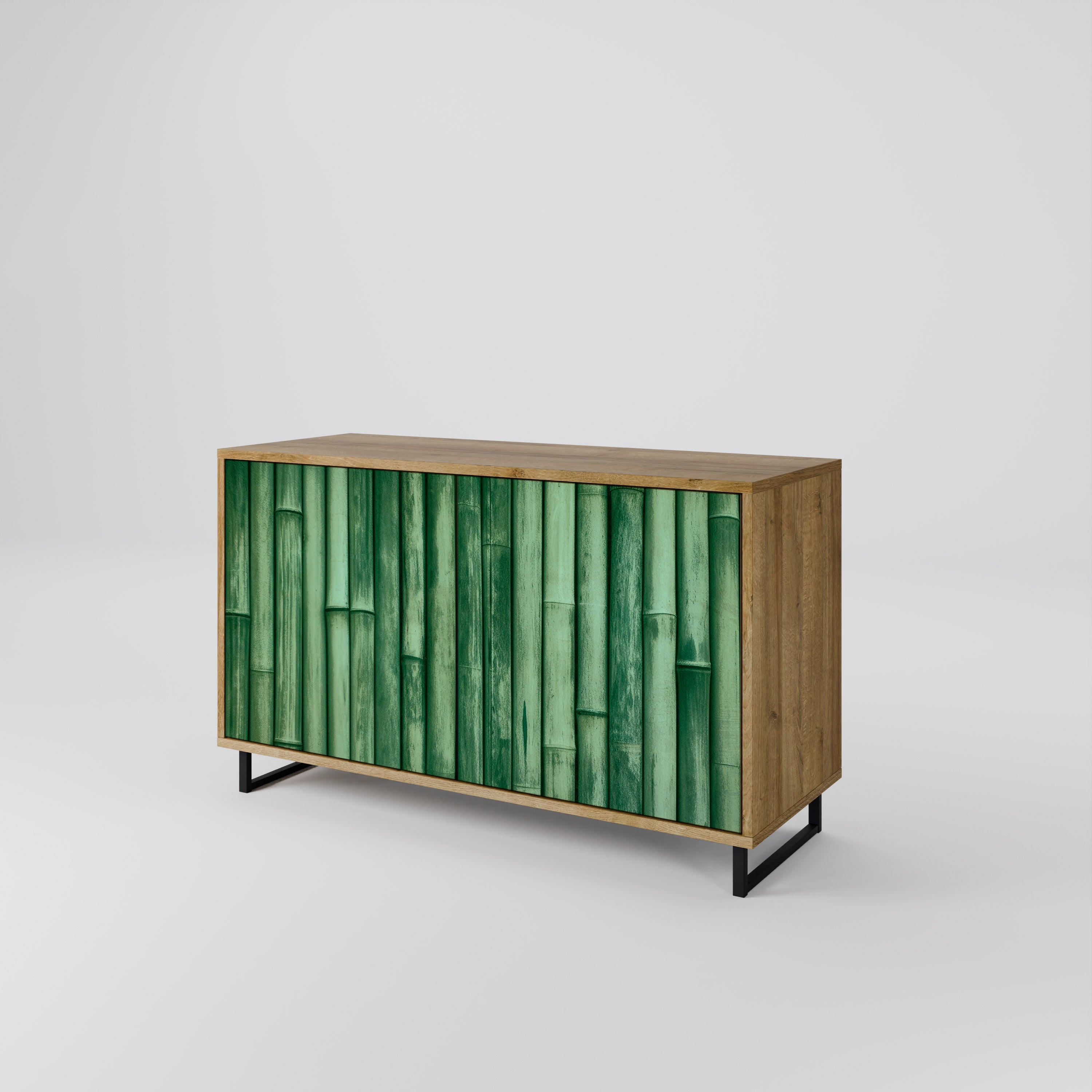 NATURAL GREEN Komoda 2-drzwiowa