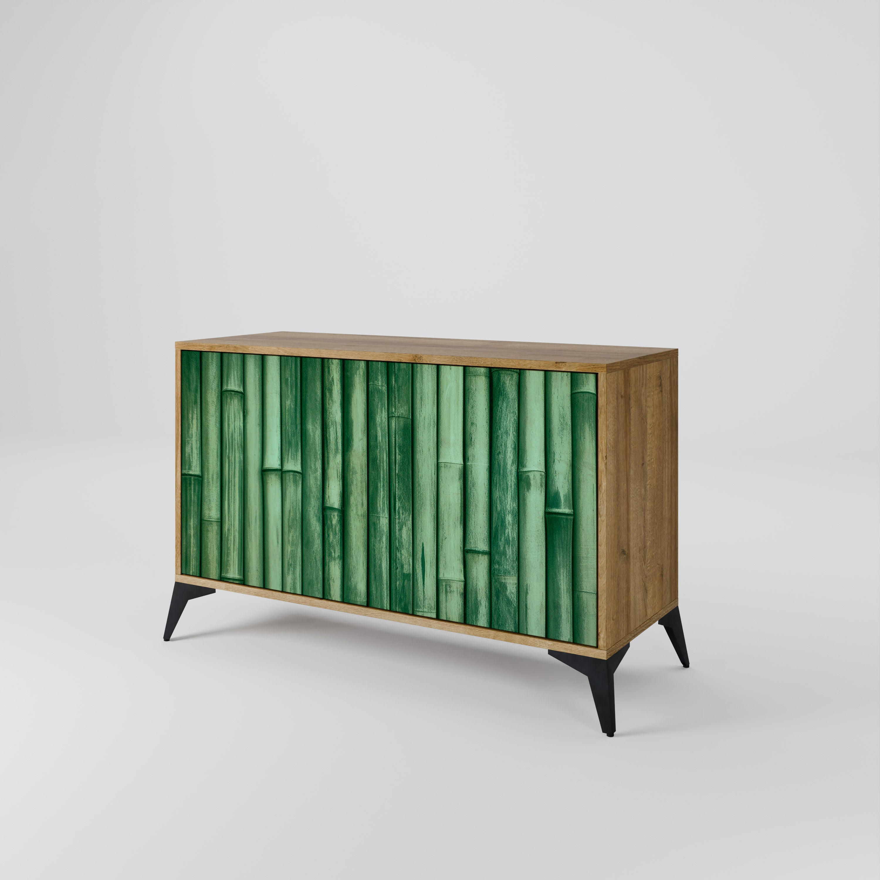 NATURAL GREEN Komoda 2-drzwiowa