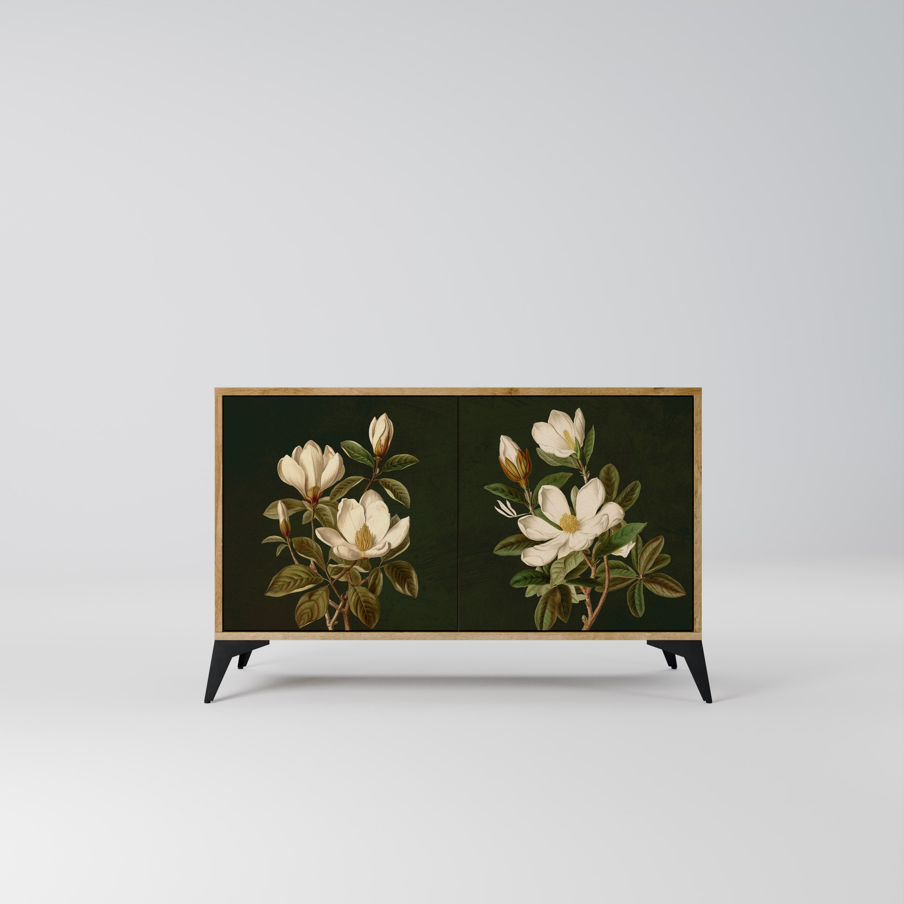 FLORAL NOIR Komoda 2-drzwiowa