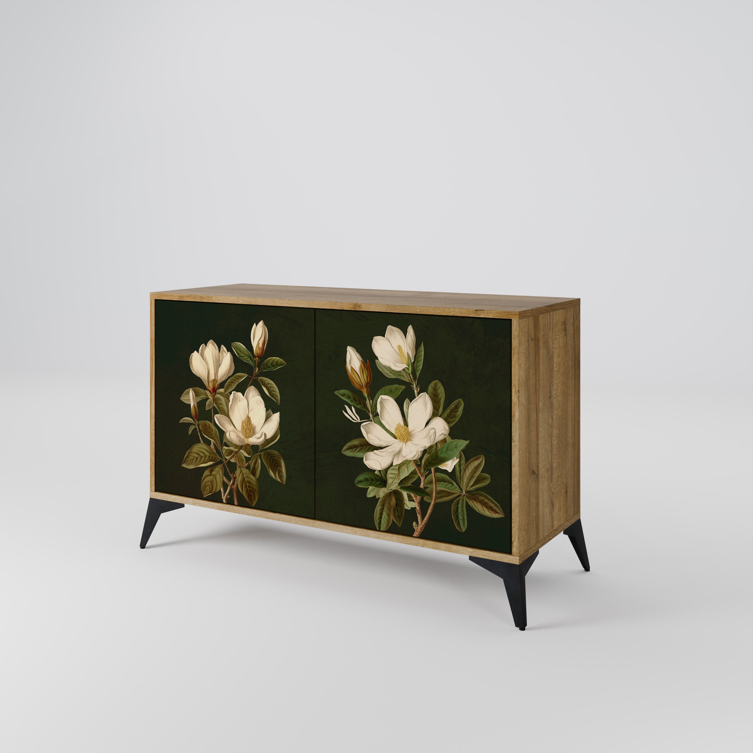 FLORAL NOIR Komoda 2-drzwiowa