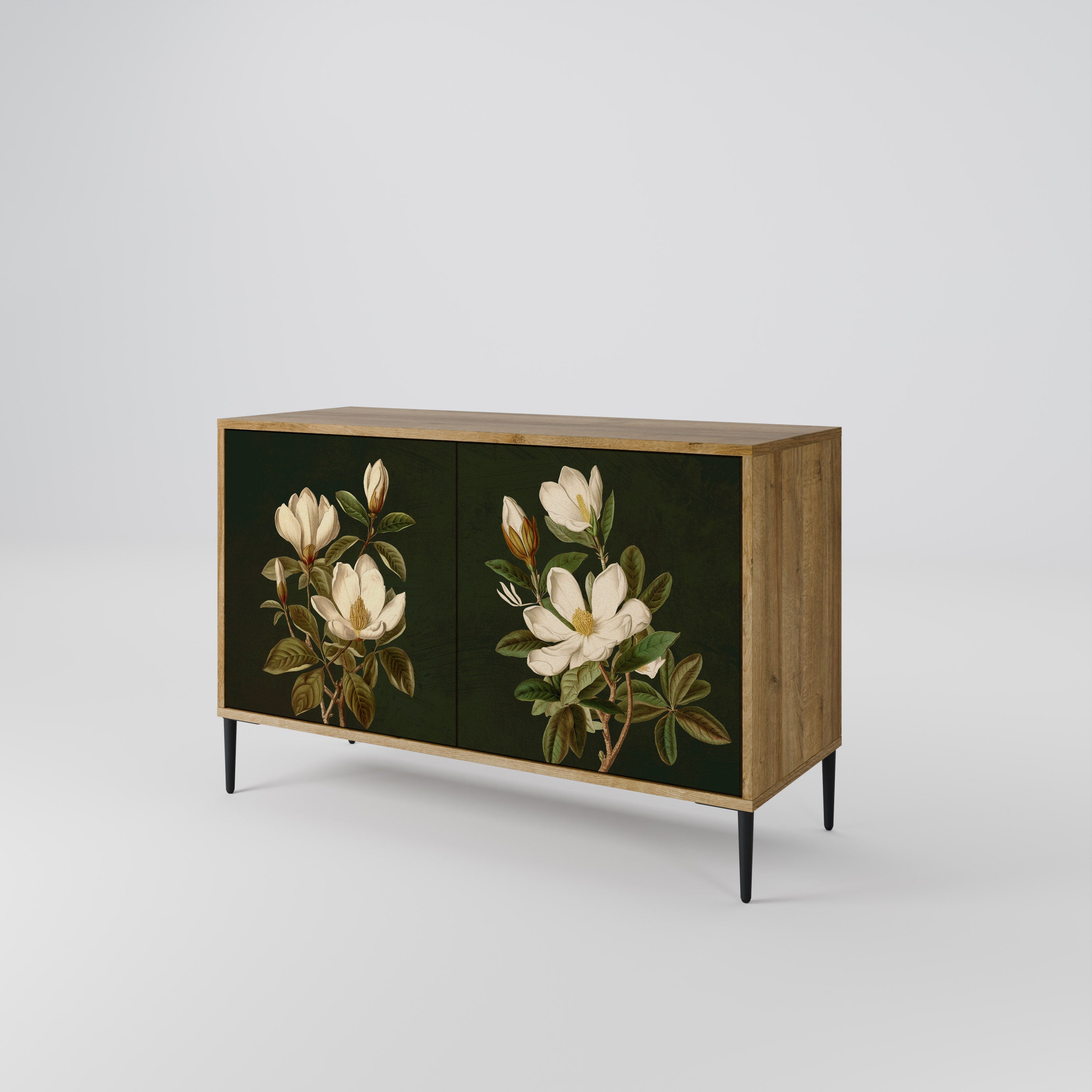 FLORAL NOIR Komoda 2-drzwiowa