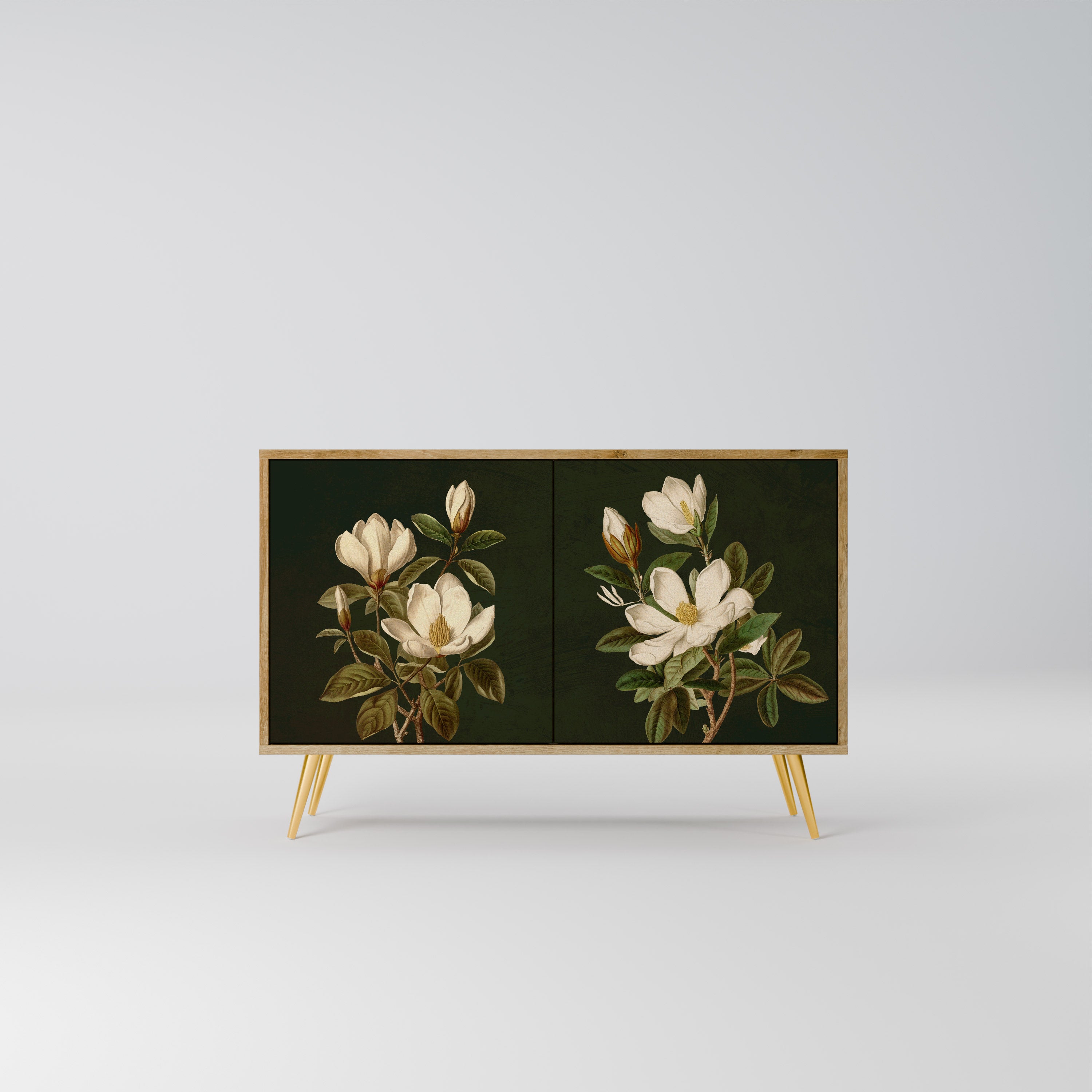 FLORAL NOIR Komoda 2-drzwiowa