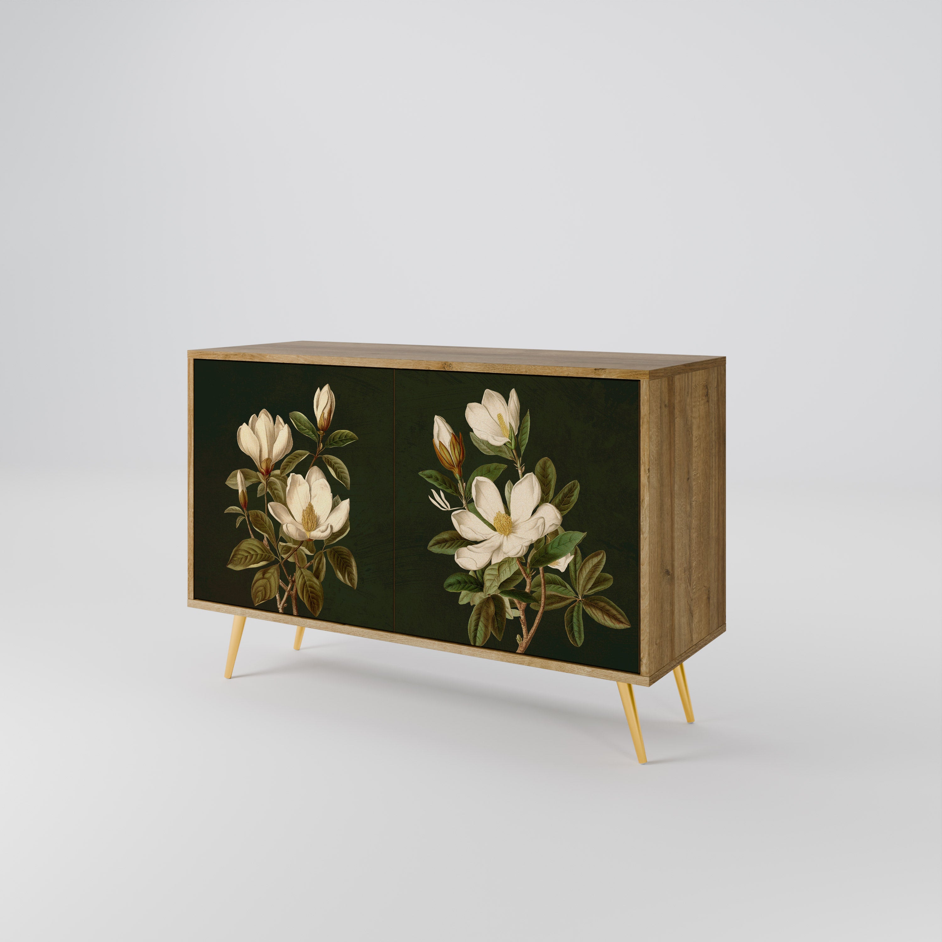FLORAL NOIR Komoda 2-drzwiowa