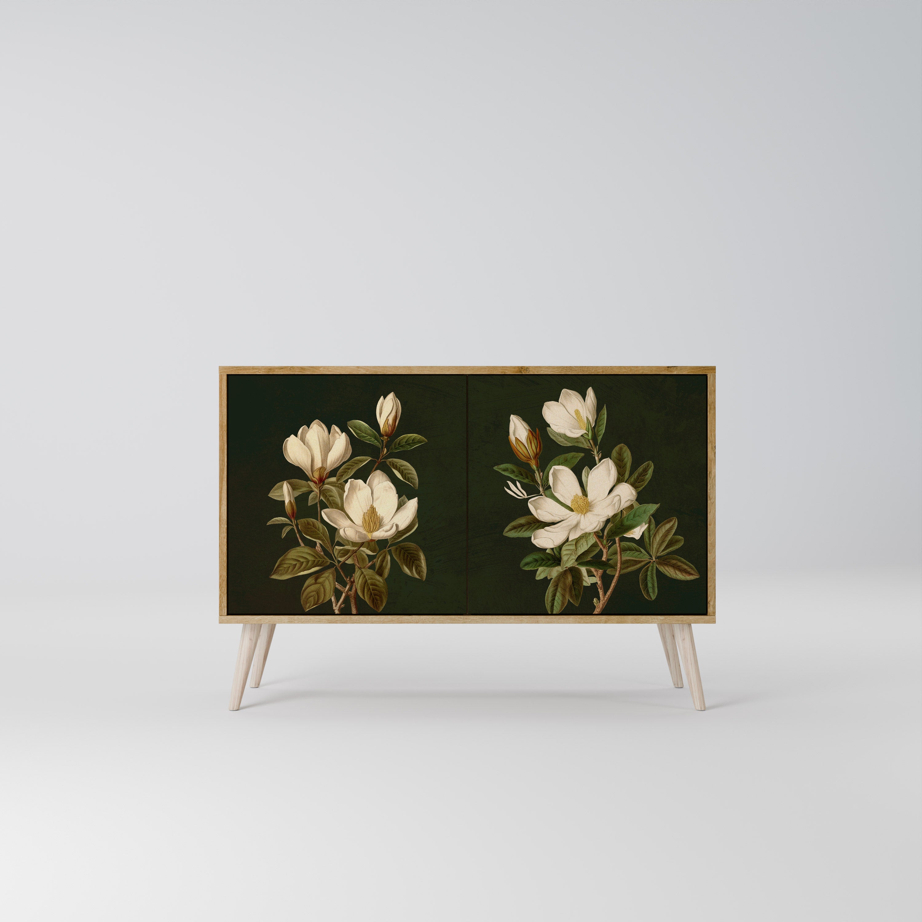 FLORAL NOIR Komoda 2-drzwiowa