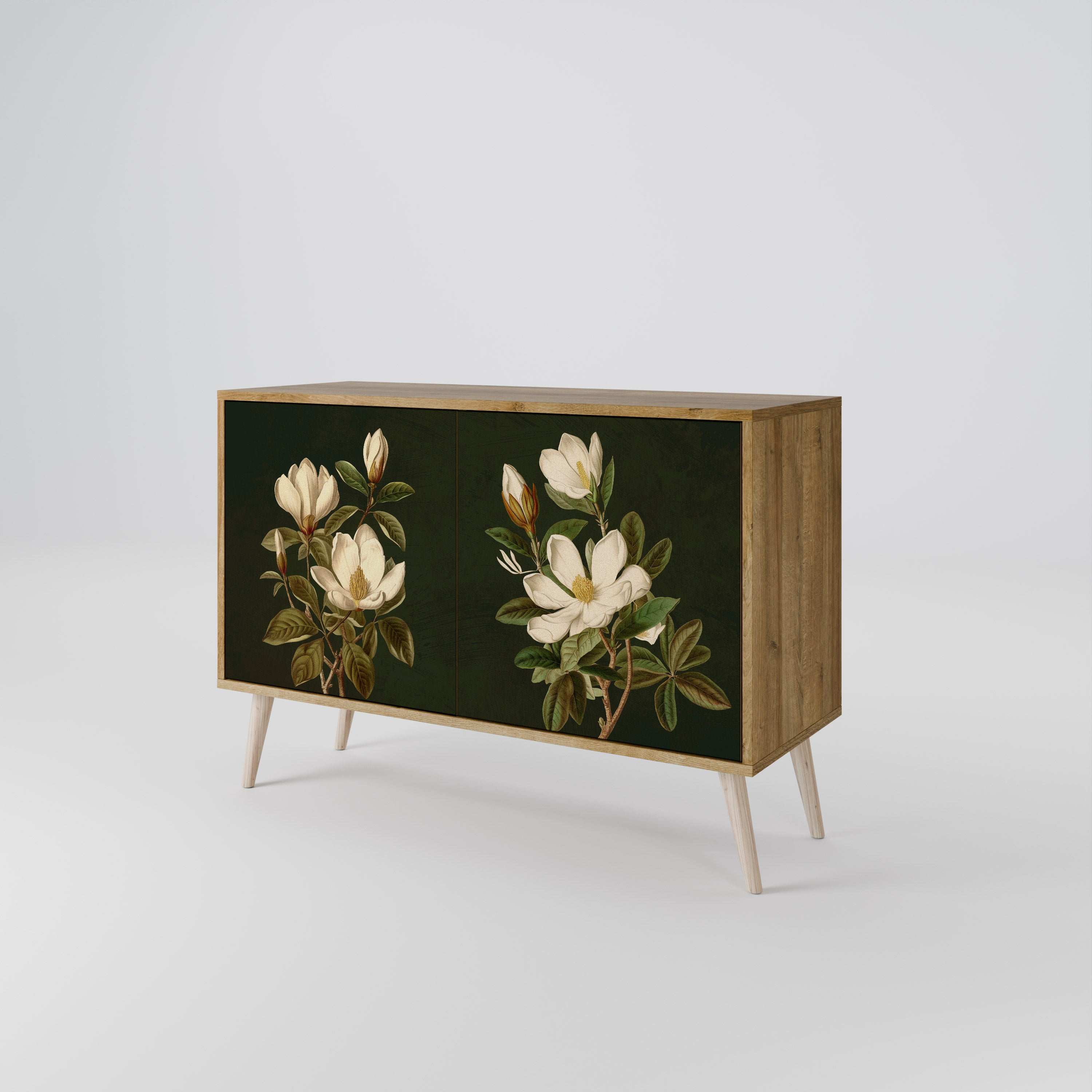 FLORAL NOIR Komoda 2-drzwiowa