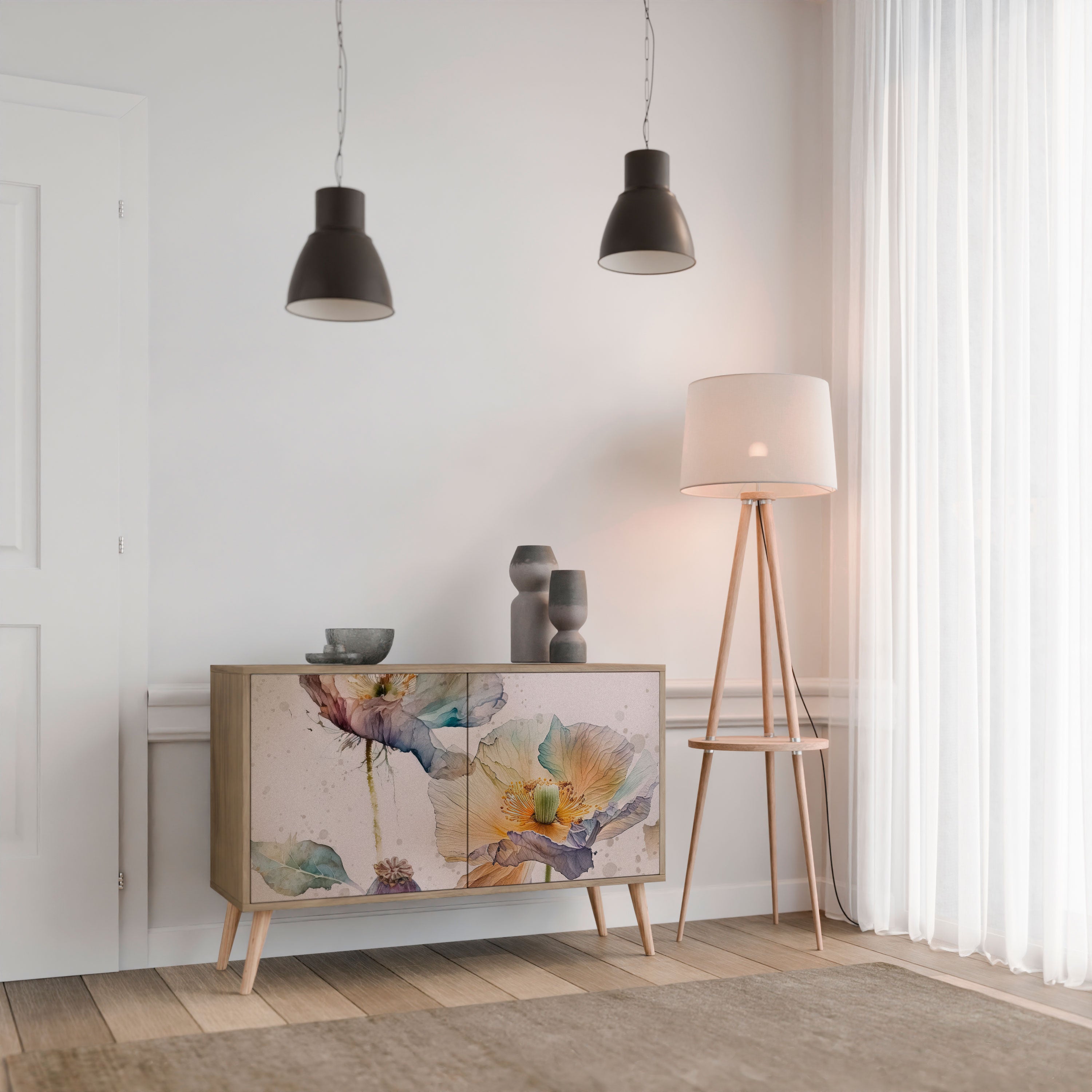 SOFTEN POPPY Komoda 2-drzwiowa