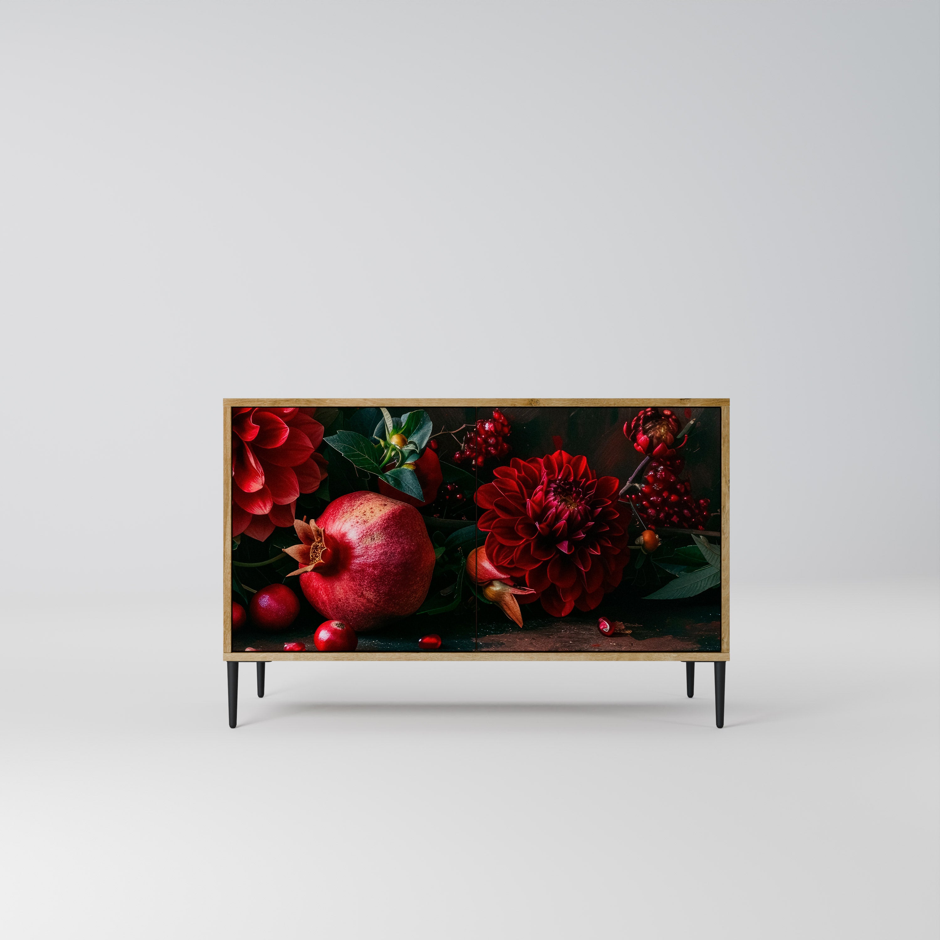 DAHLIAS AND POMEGRANATES Komoda 2-drzwiowa