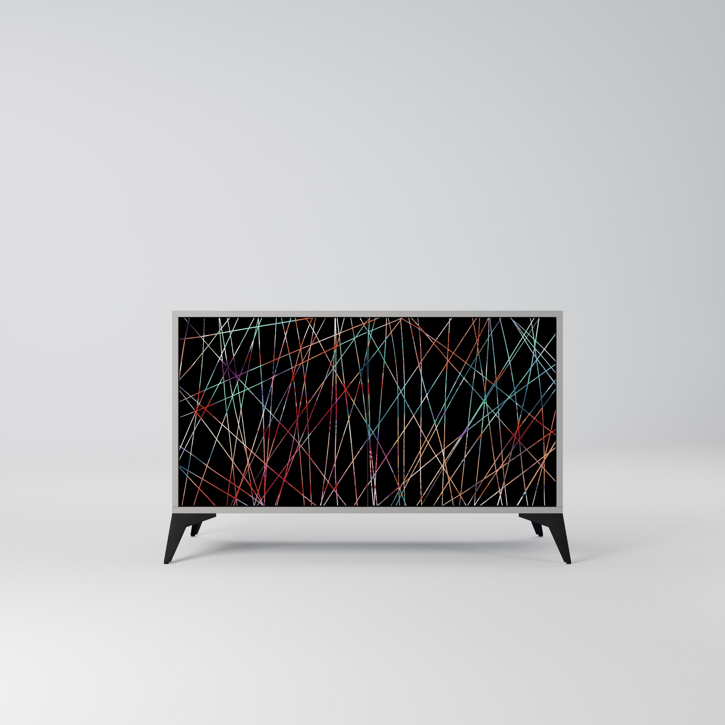 LUMINOUS SNARE Komoda 2-drzwiowa korpus Szary