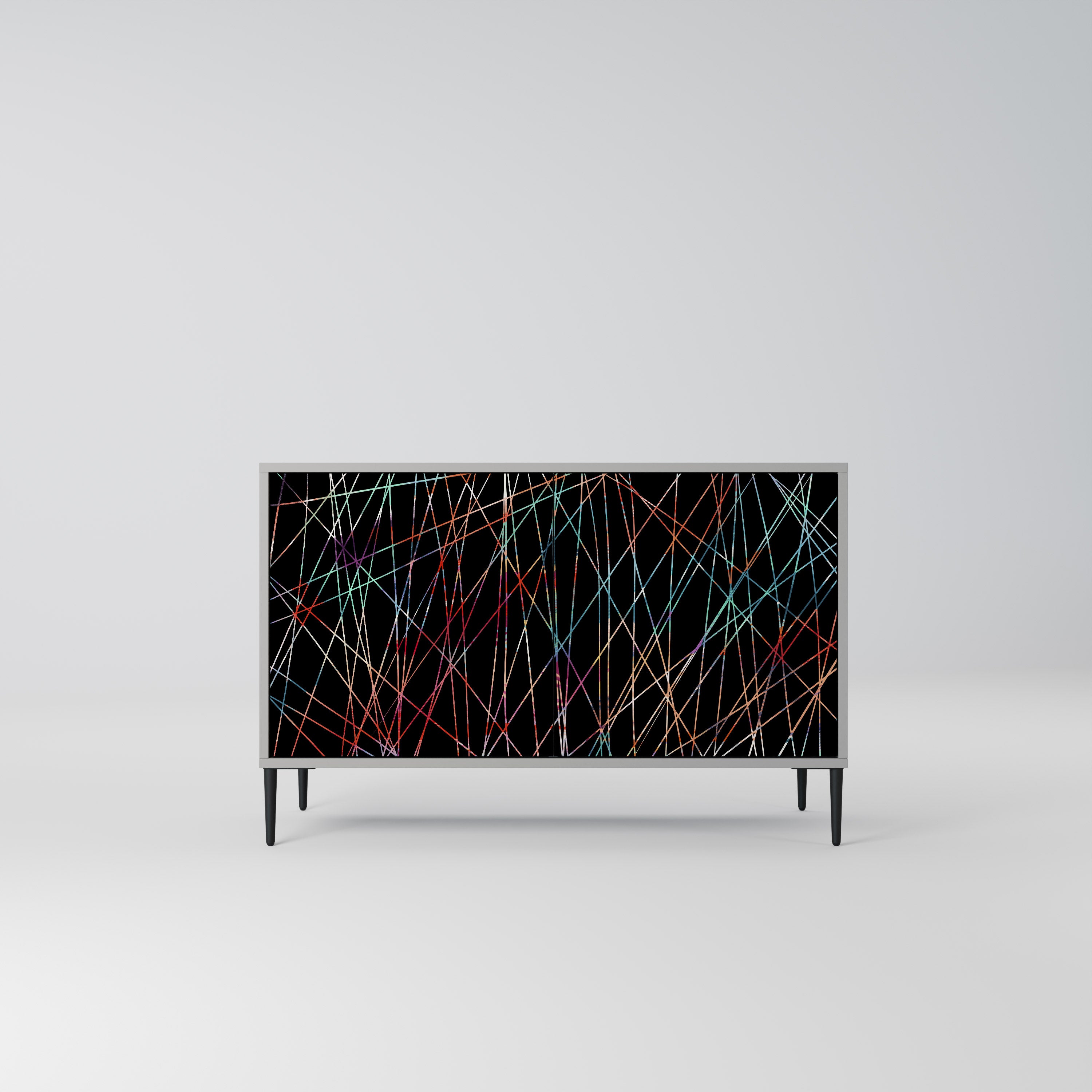 LUMINOUS SNARE Komoda 2-drzwiowa korpus Szary