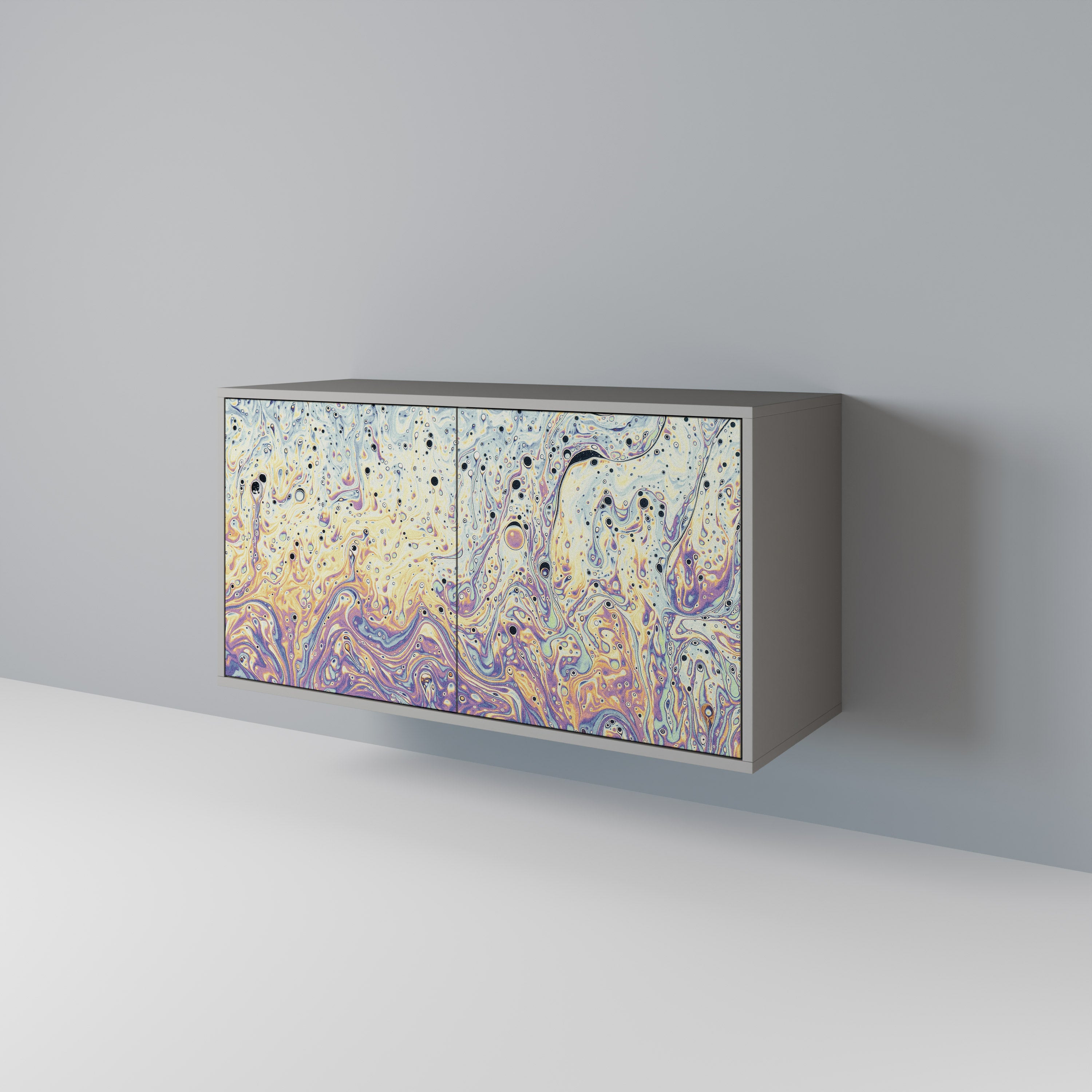MOSAIC OF COLORS Komoda 2-drzwiowa korpus Szary