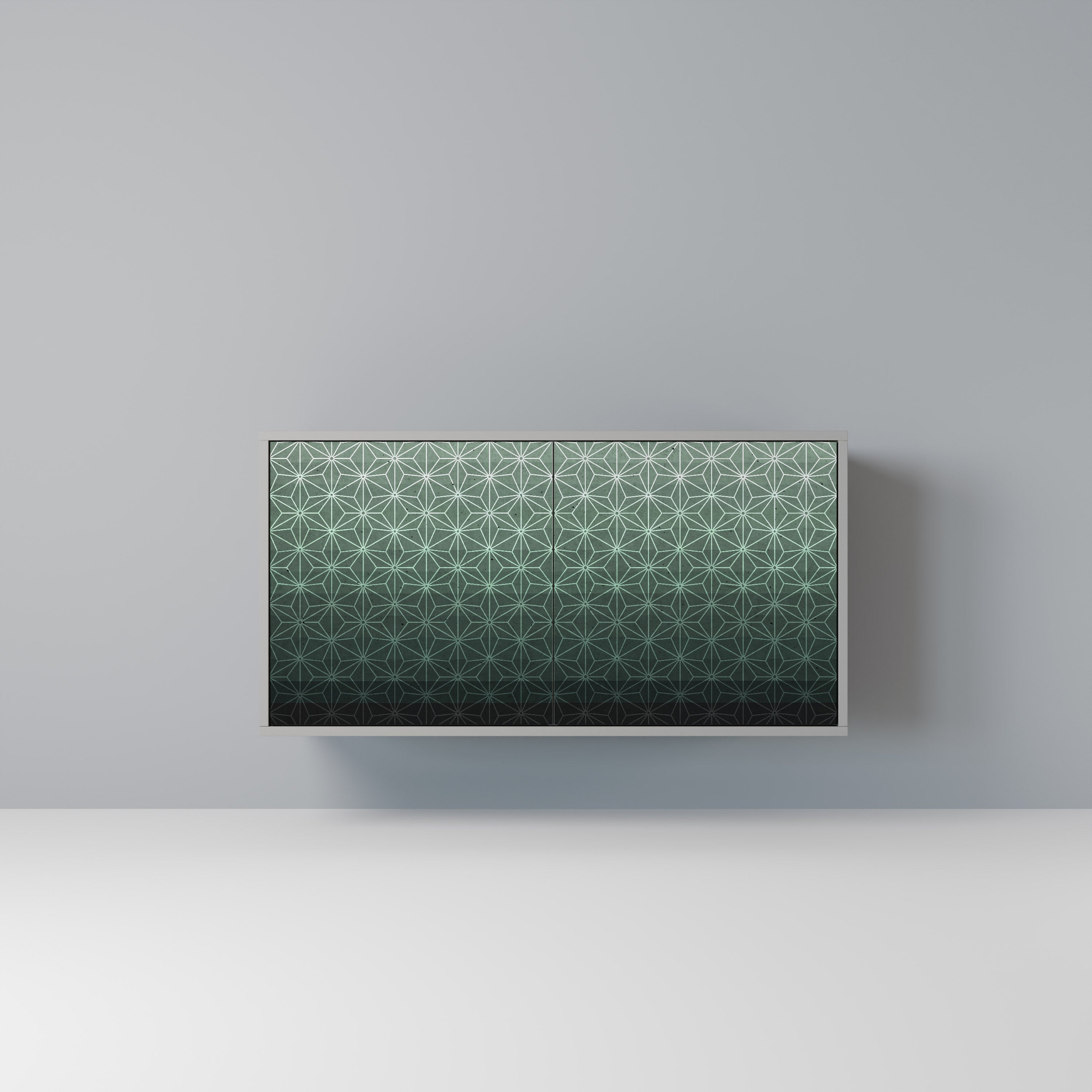 ORNAMENTAL GLIMMER Komoda 2-drzwiowa korpus Szary