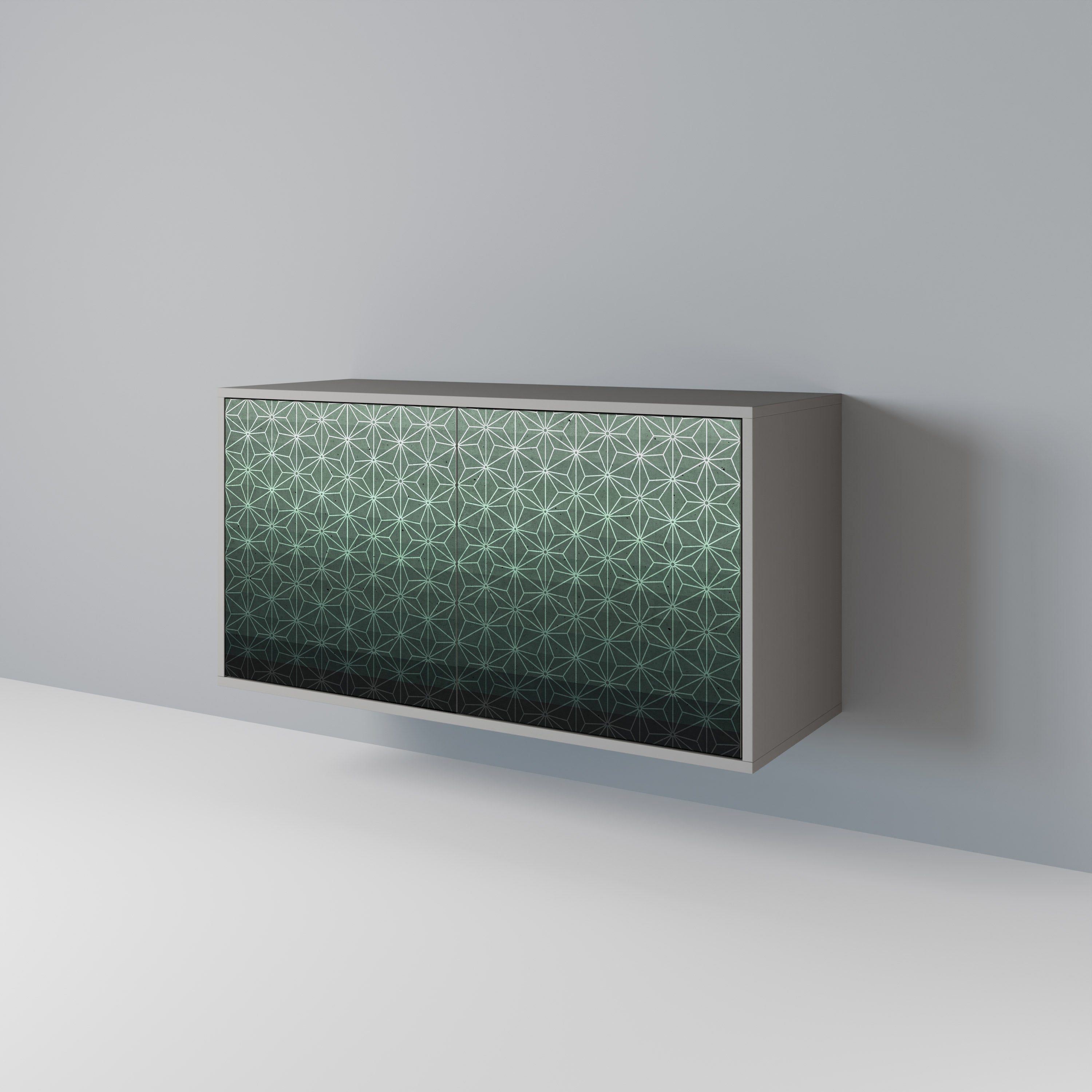 ORNAMENTAL GLIMMER Komoda 2-drzwiowa korpus Szary