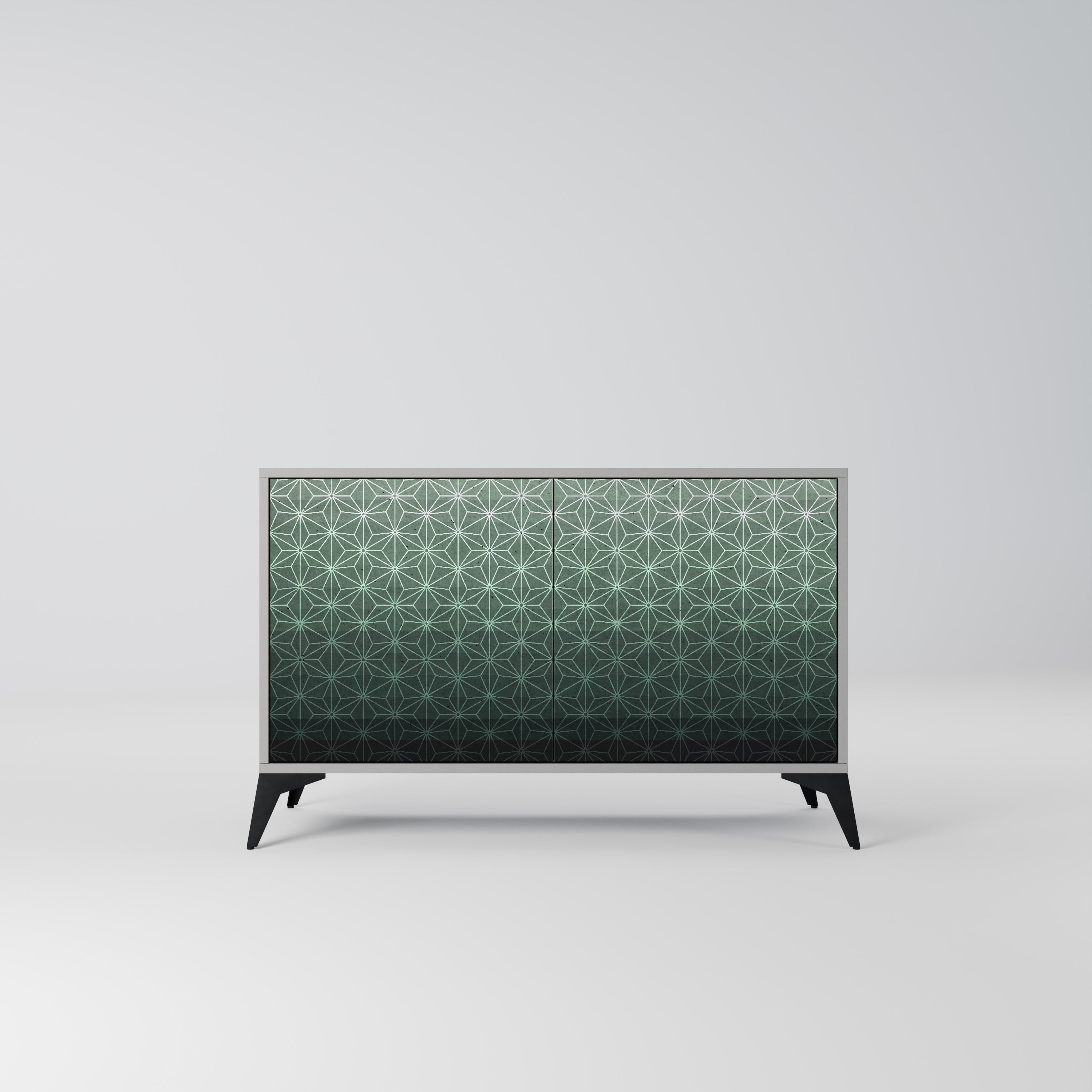 ORNAMENTAL GLIMMER Komoda 2-drzwiowa korpus Szary