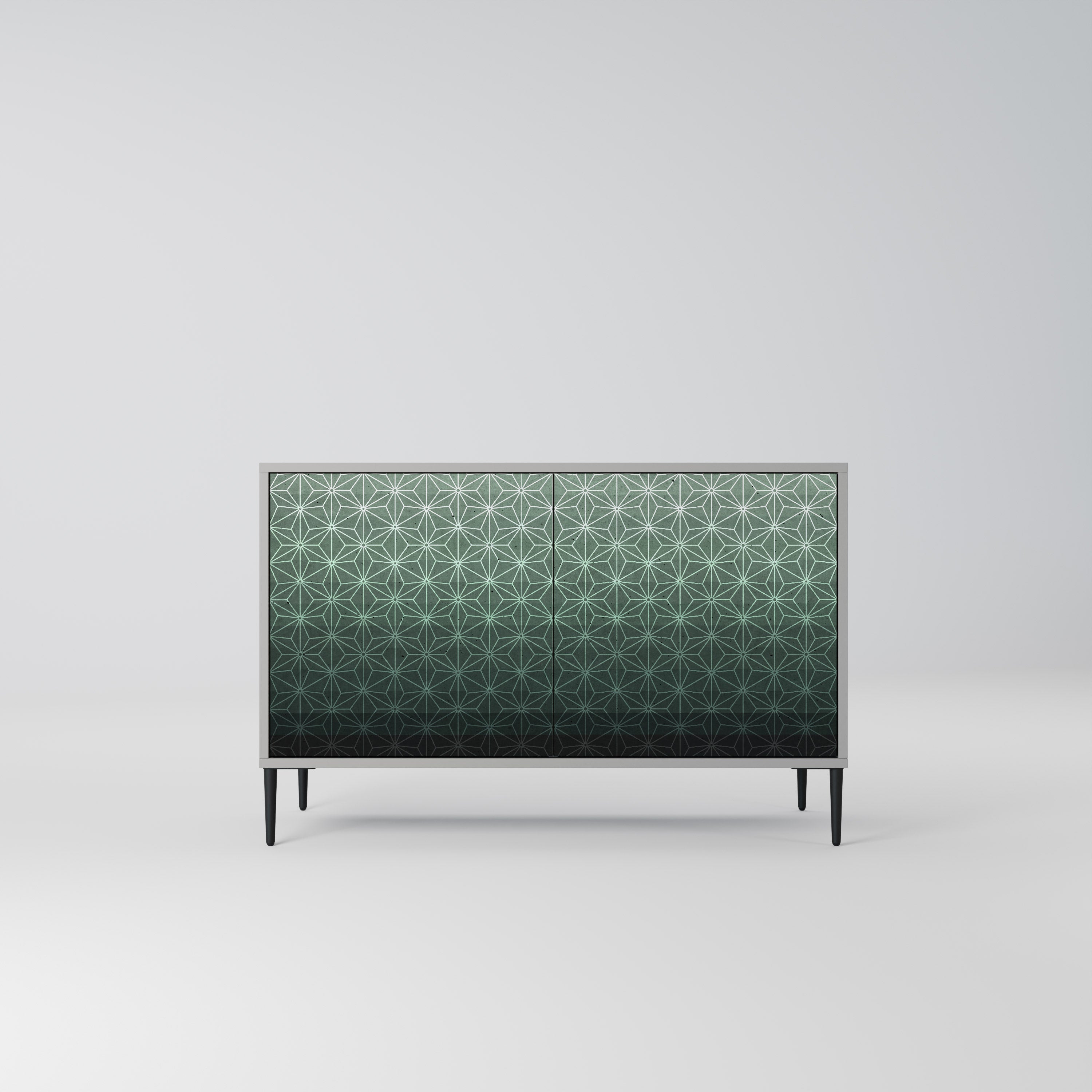 ORNAMENTAL GLIMMER Komoda 2-drzwiowa korpus Szary