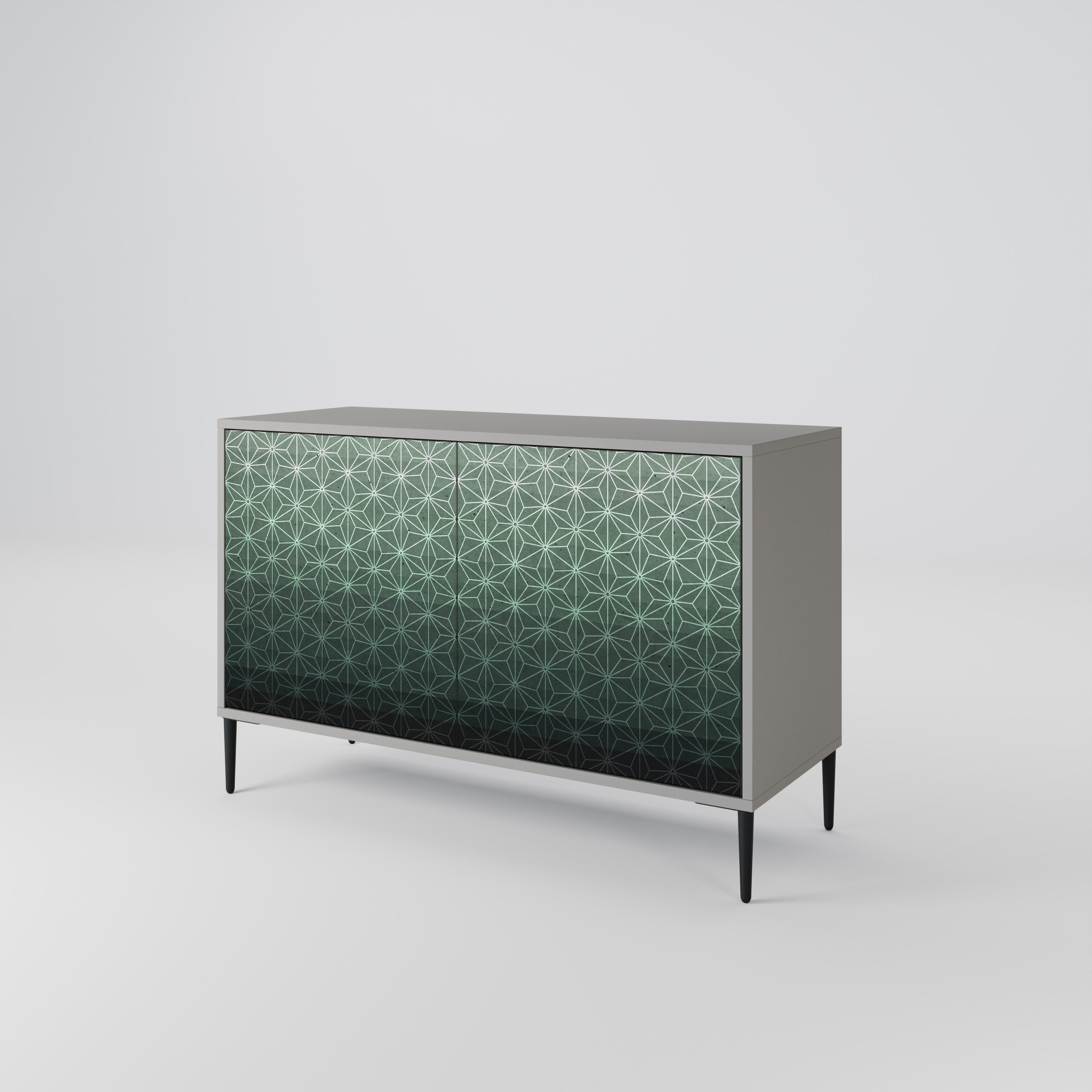 ORNAMENTAL GLIMMER Komoda 2-drzwiowa korpus Szary