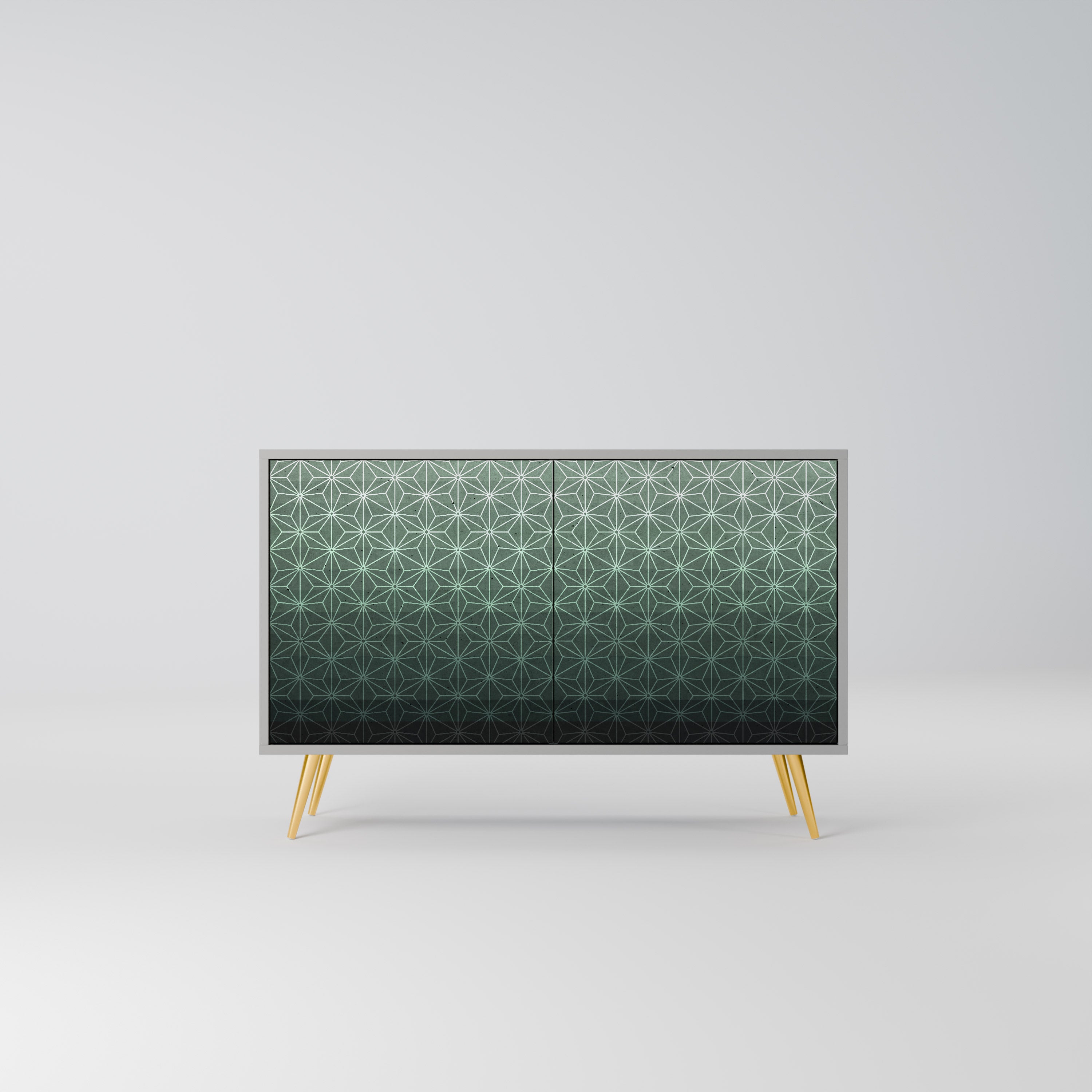 ORNAMENTAL GLIMMER Komoda 2-drzwiowa korpus Szary