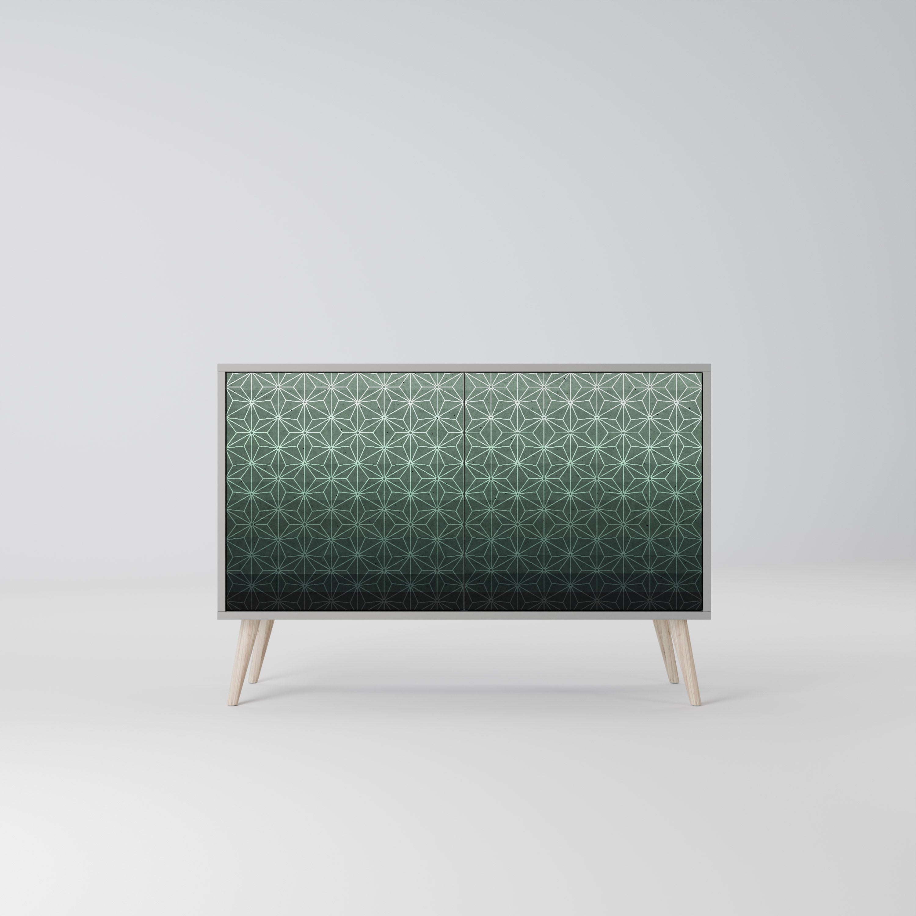 ORNAMENTAL GLIMMER Komoda 2-drzwiowa korpus Szary