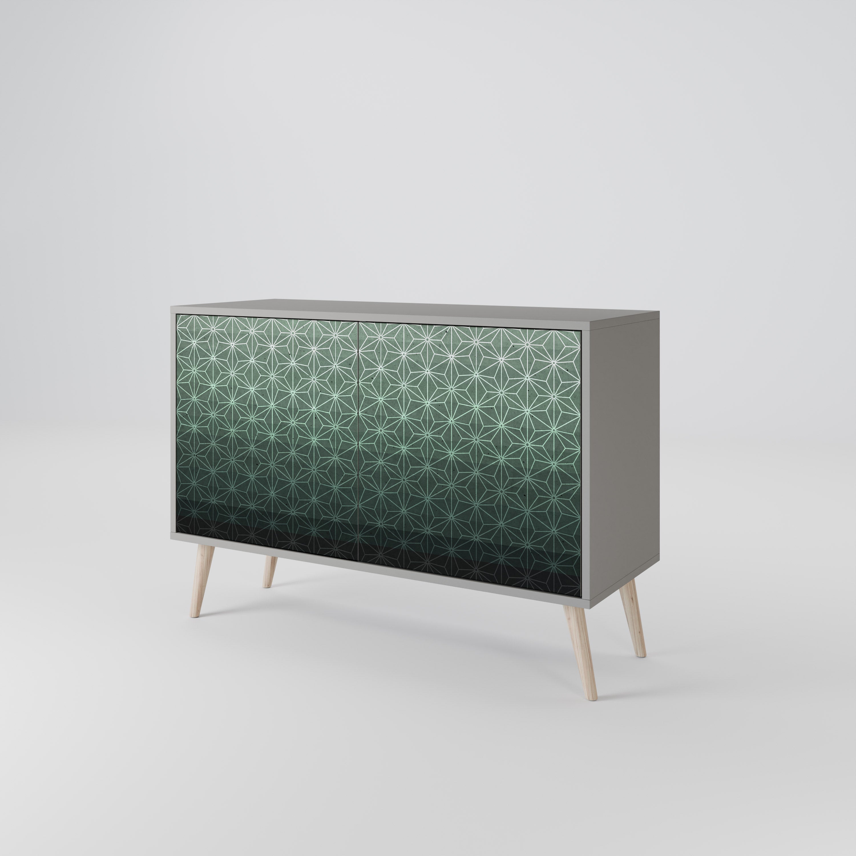 ORNAMENTAL GLIMMER Komoda 2-drzwiowa korpus Szary