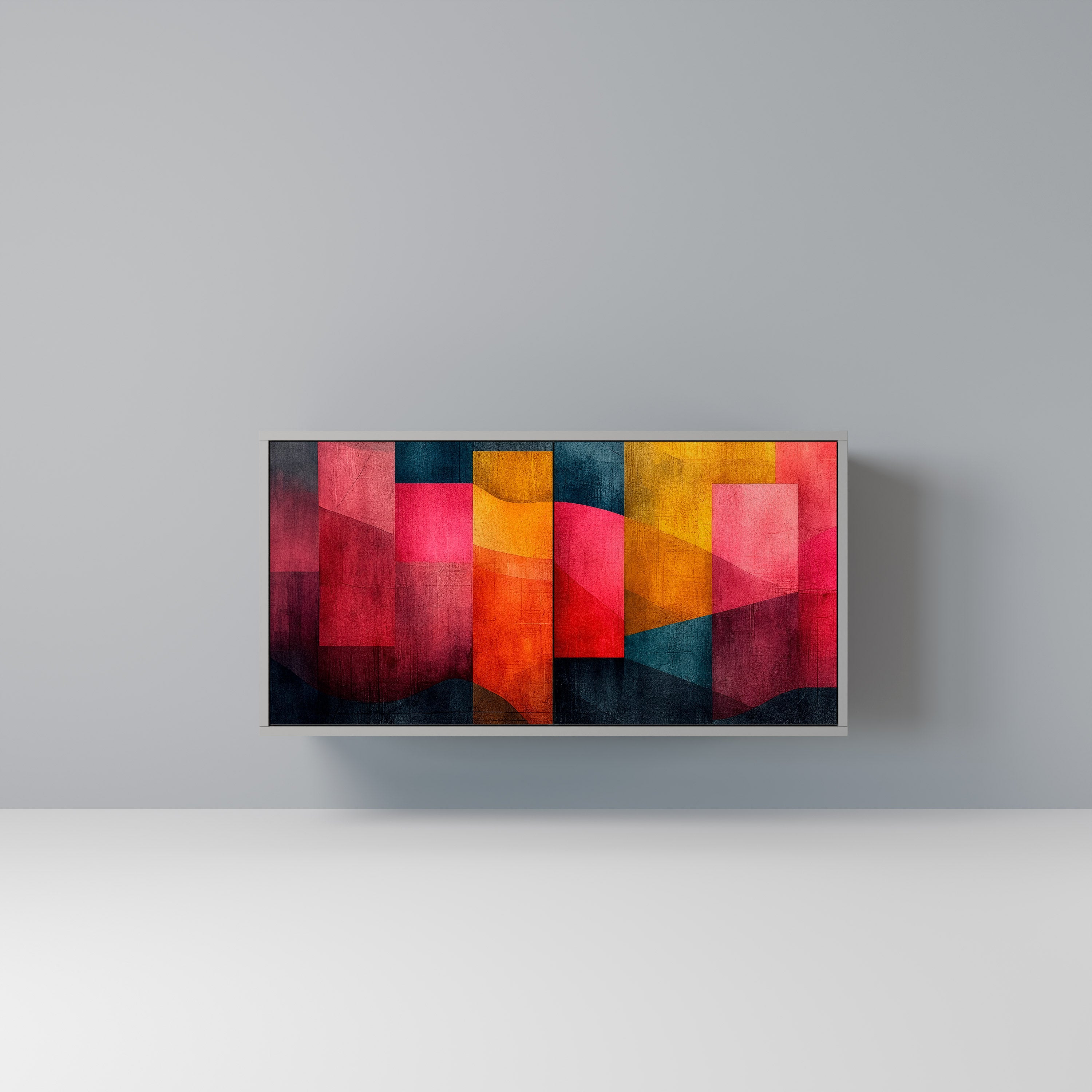 COLORFUL SOUNDS Komoda 2-drzwiowa korpus Szary