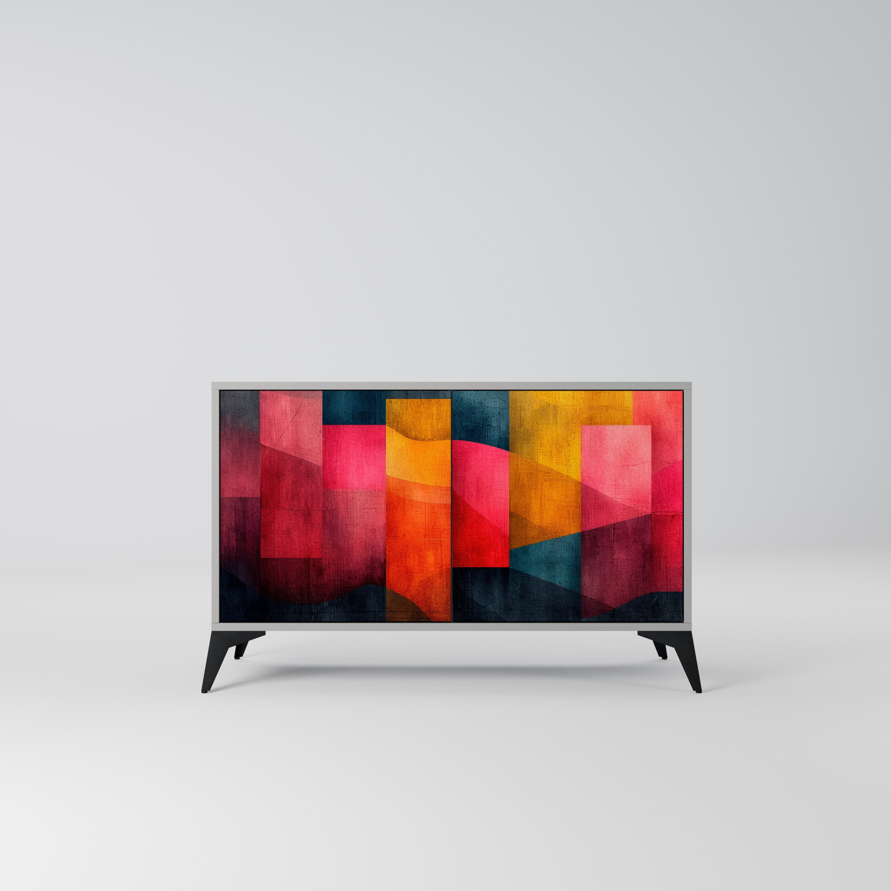 COLORFUL SOUNDS Komoda 2-drzwiowa korpus Szary