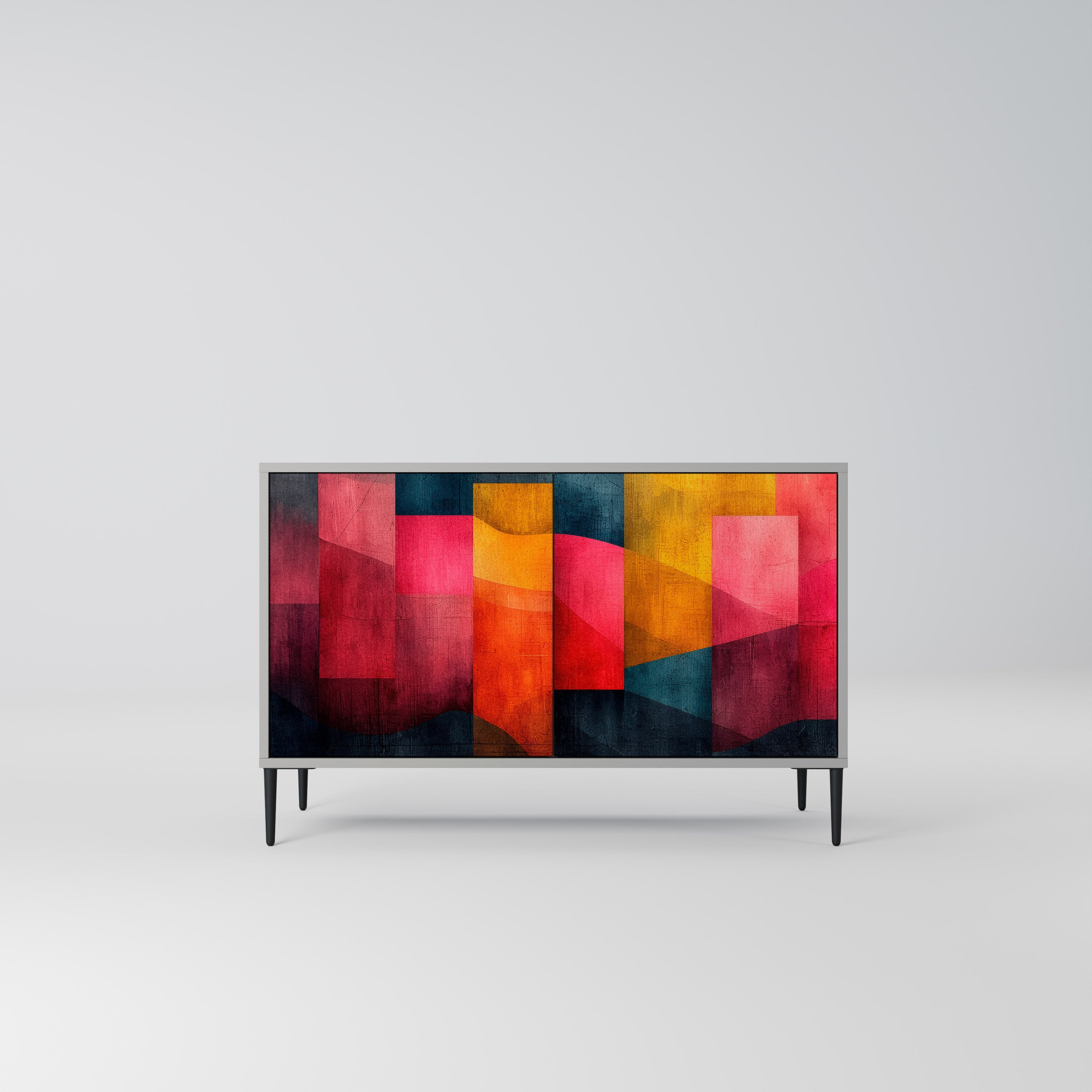 COLORFUL SOUNDS Komoda 2-drzwiowa korpus Szary