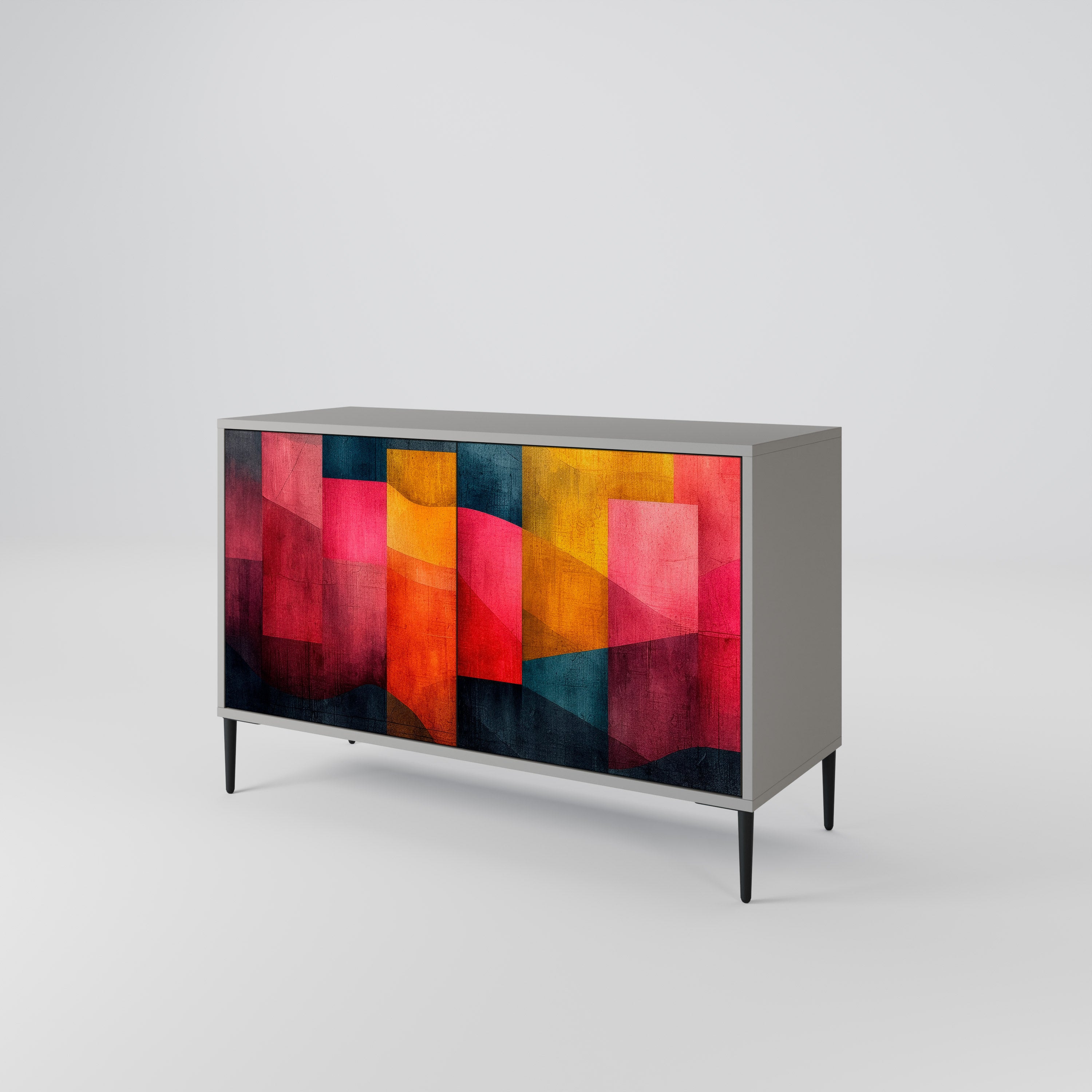 COLORFUL SOUNDS Komoda 2-drzwiowa korpus Szary