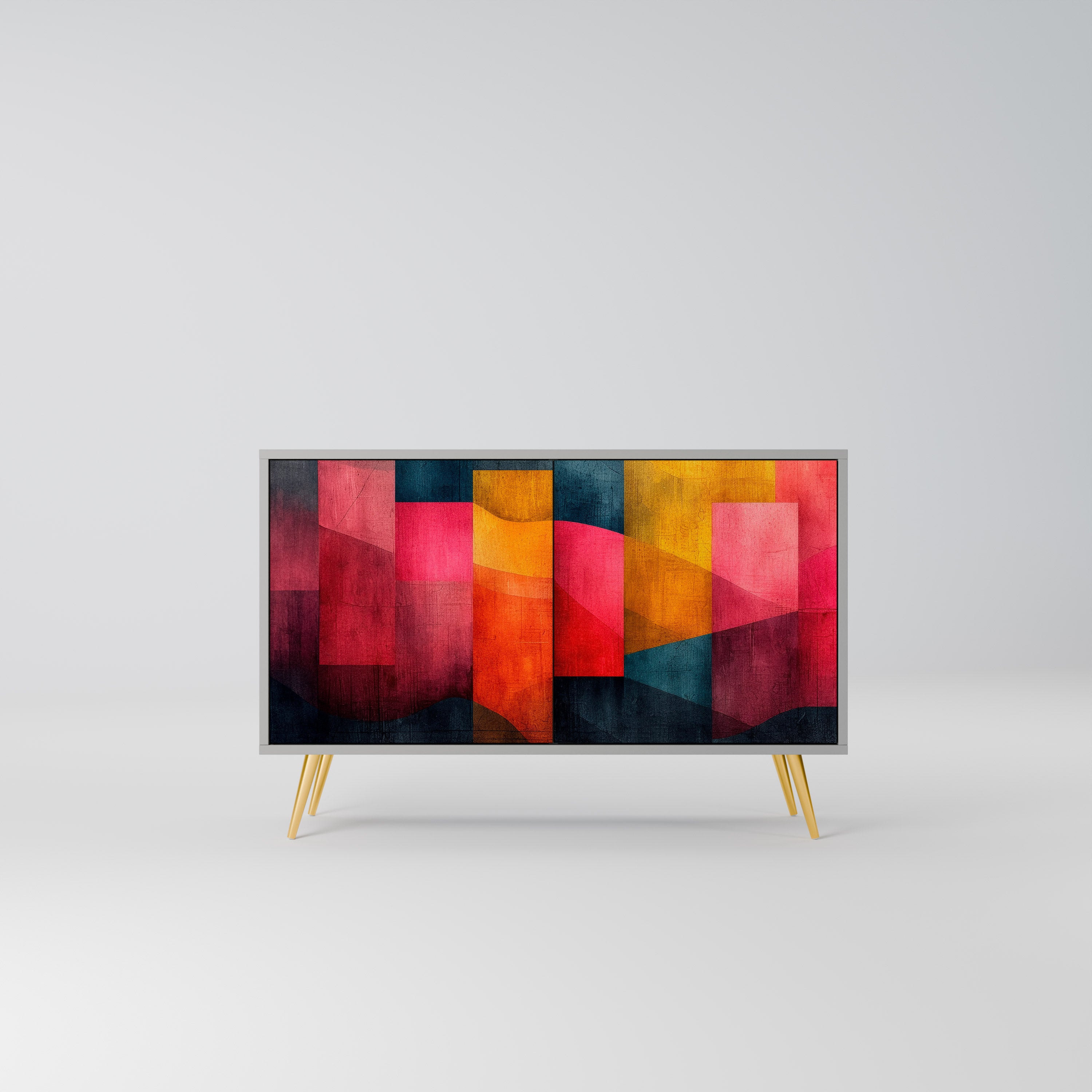 COLORFUL SOUNDS Komoda 2-drzwiowa korpus Szary