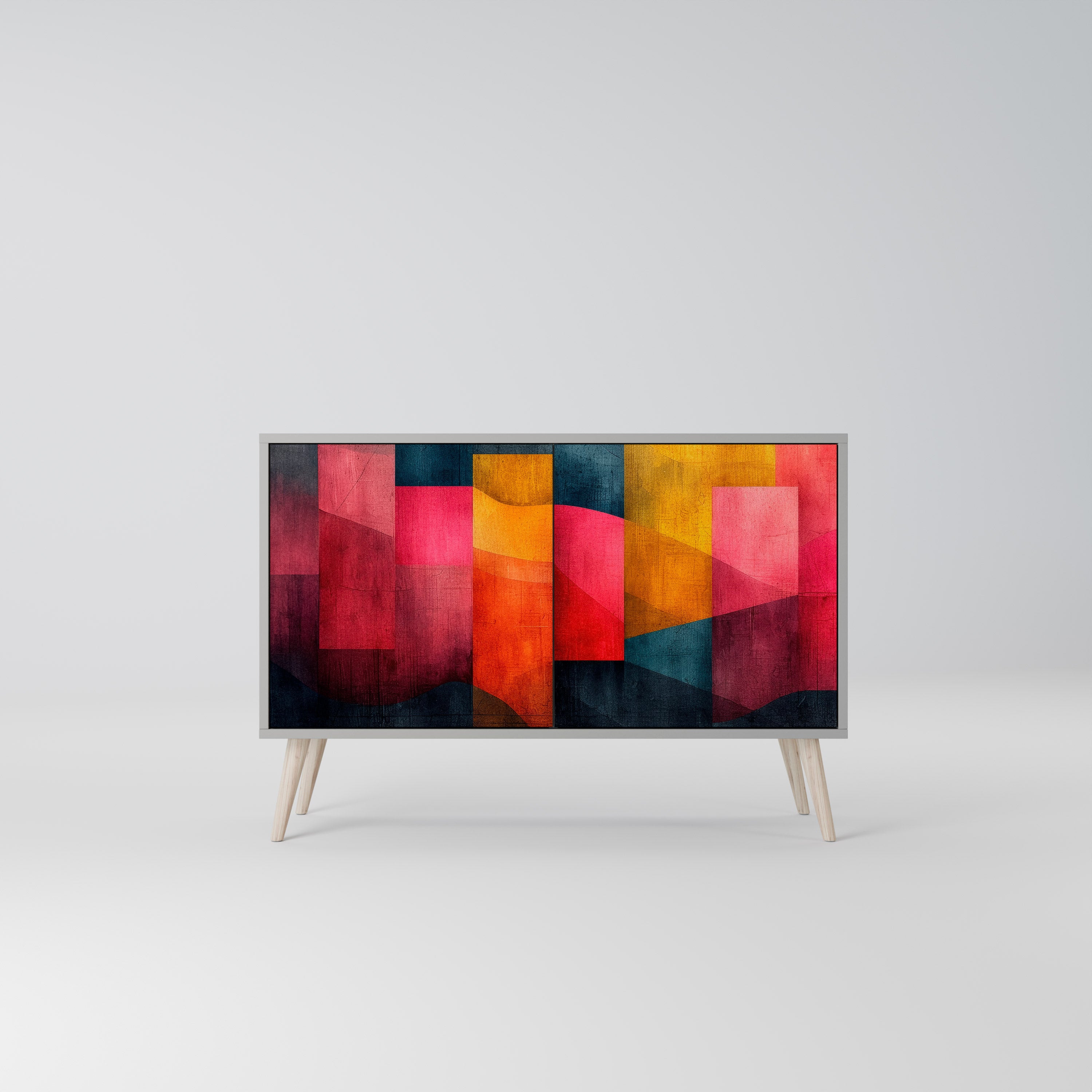 COLORFUL SOUNDS Komoda 2-drzwiowa korpus Szary