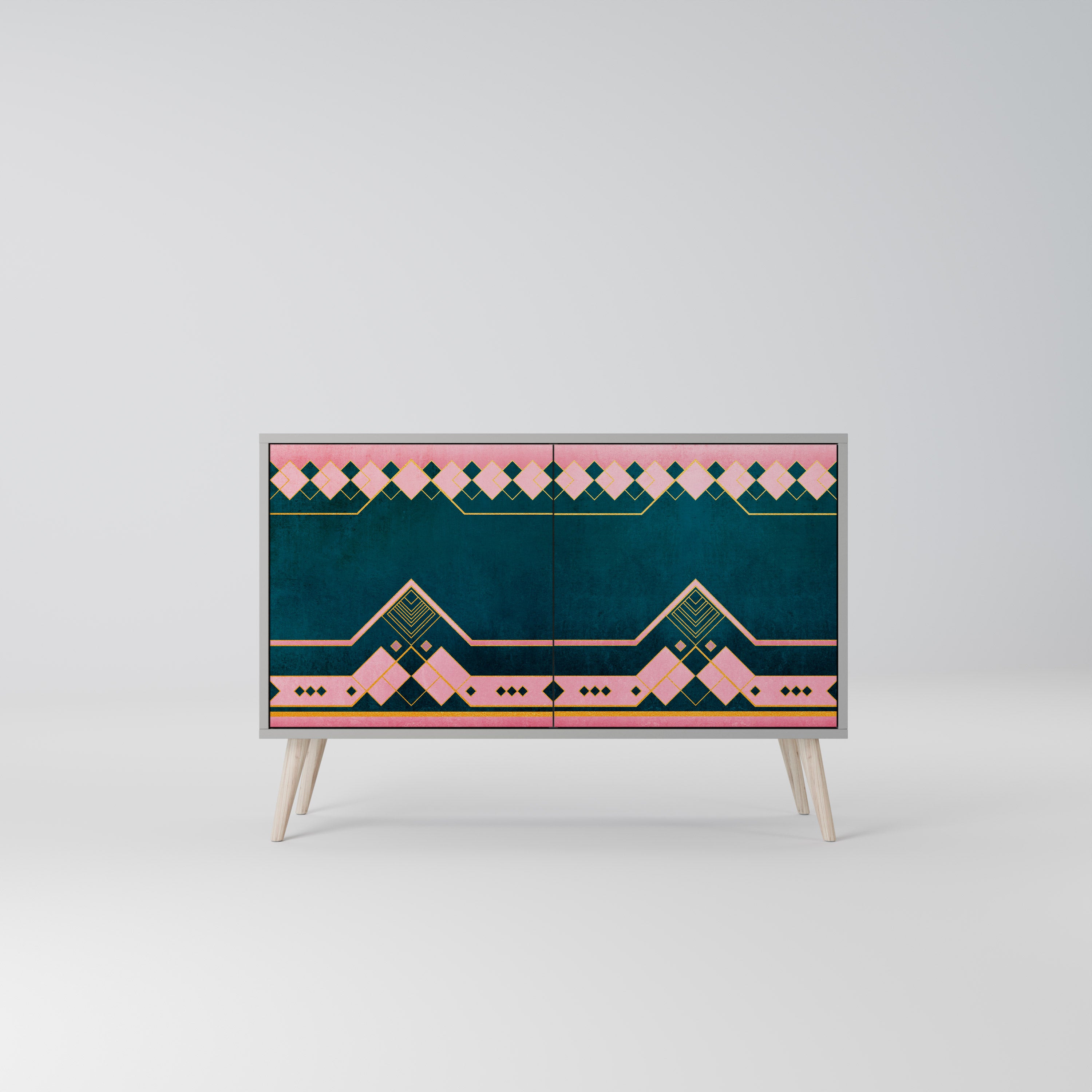 ROYAL COMPOSITION Komoda 2-drzwiowa korpus Szary
