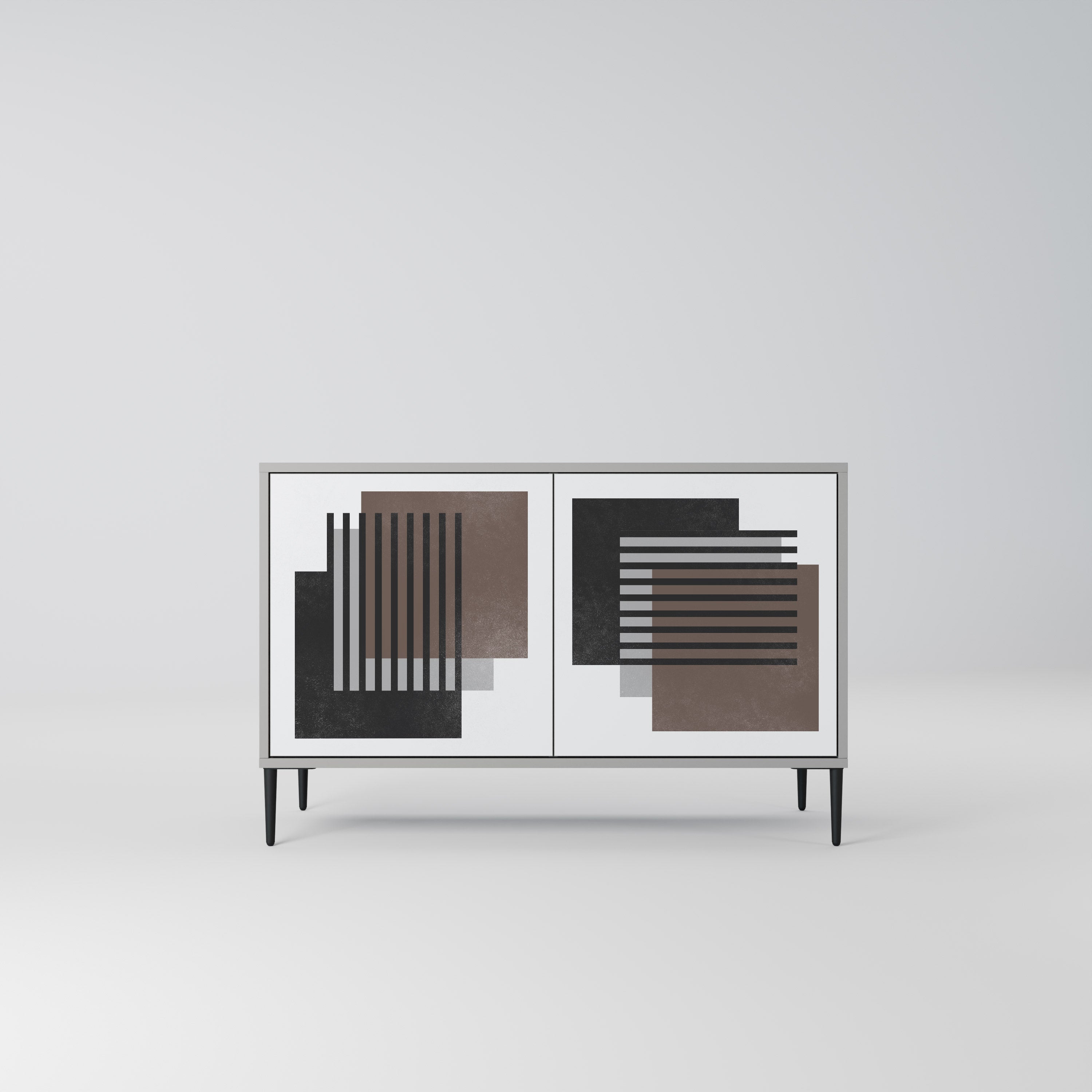 SHADOW SYNCHRONY Komoda 2-drzwiowa korpus Szary
