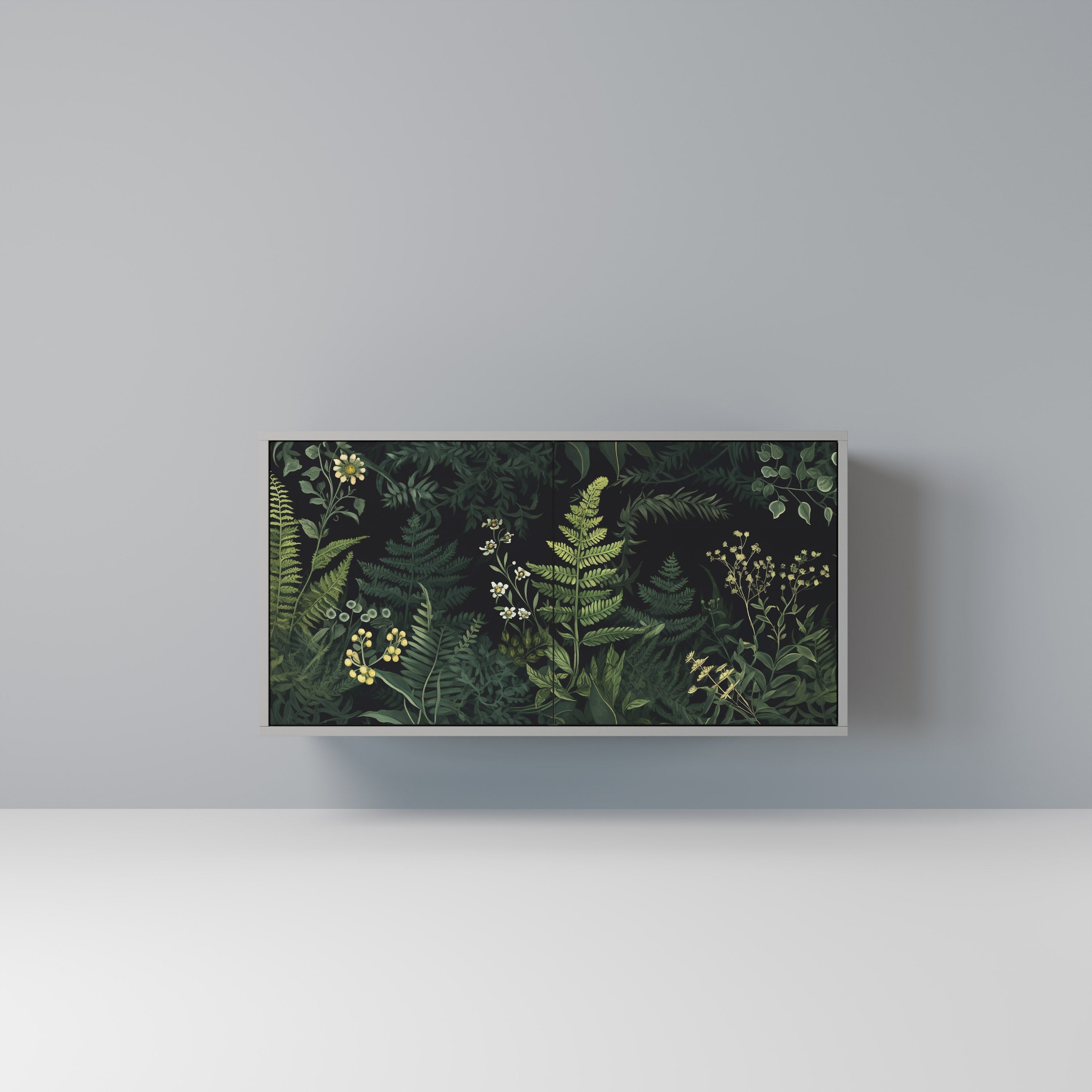 FERN FLOWERS Komoda 2-drzwiowa korpus Szary