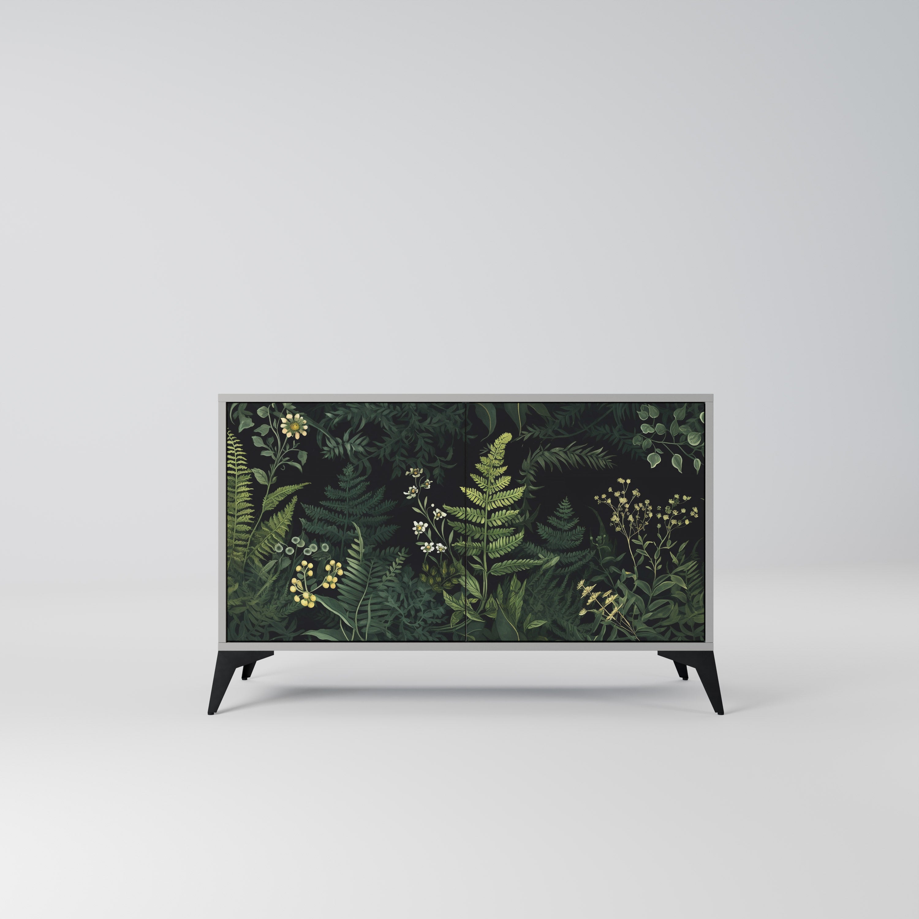 FERN FLOWERS Komoda 2-drzwiowa korpus Szary