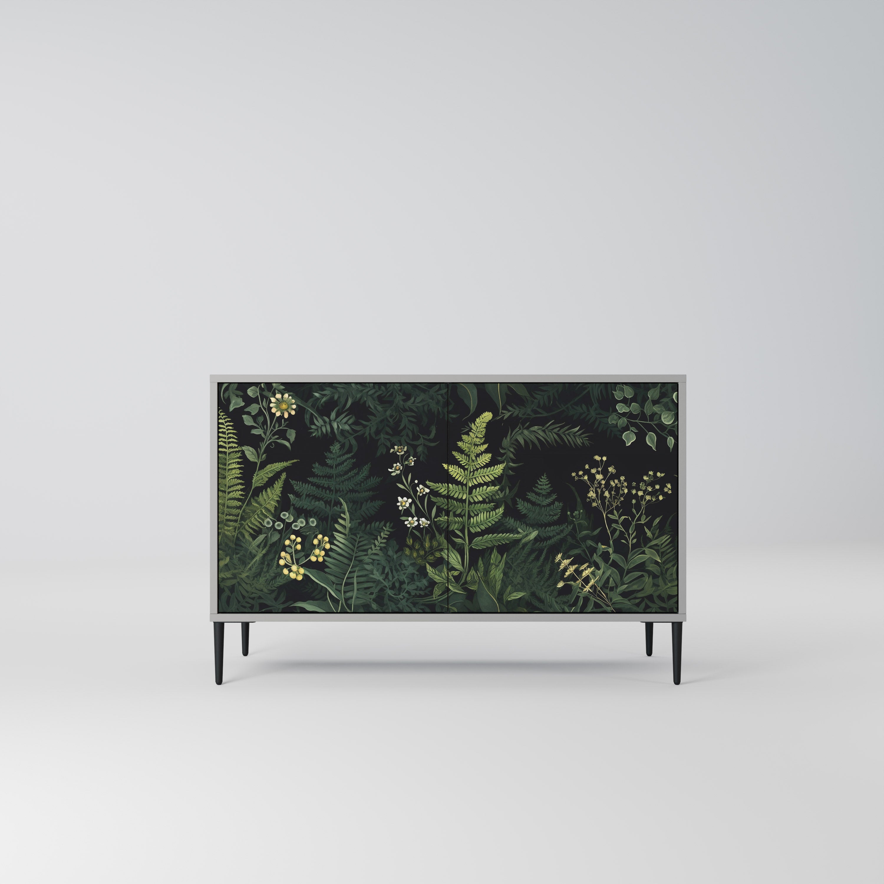 FERN FLOWERS Komoda 2-drzwiowa korpus Szary