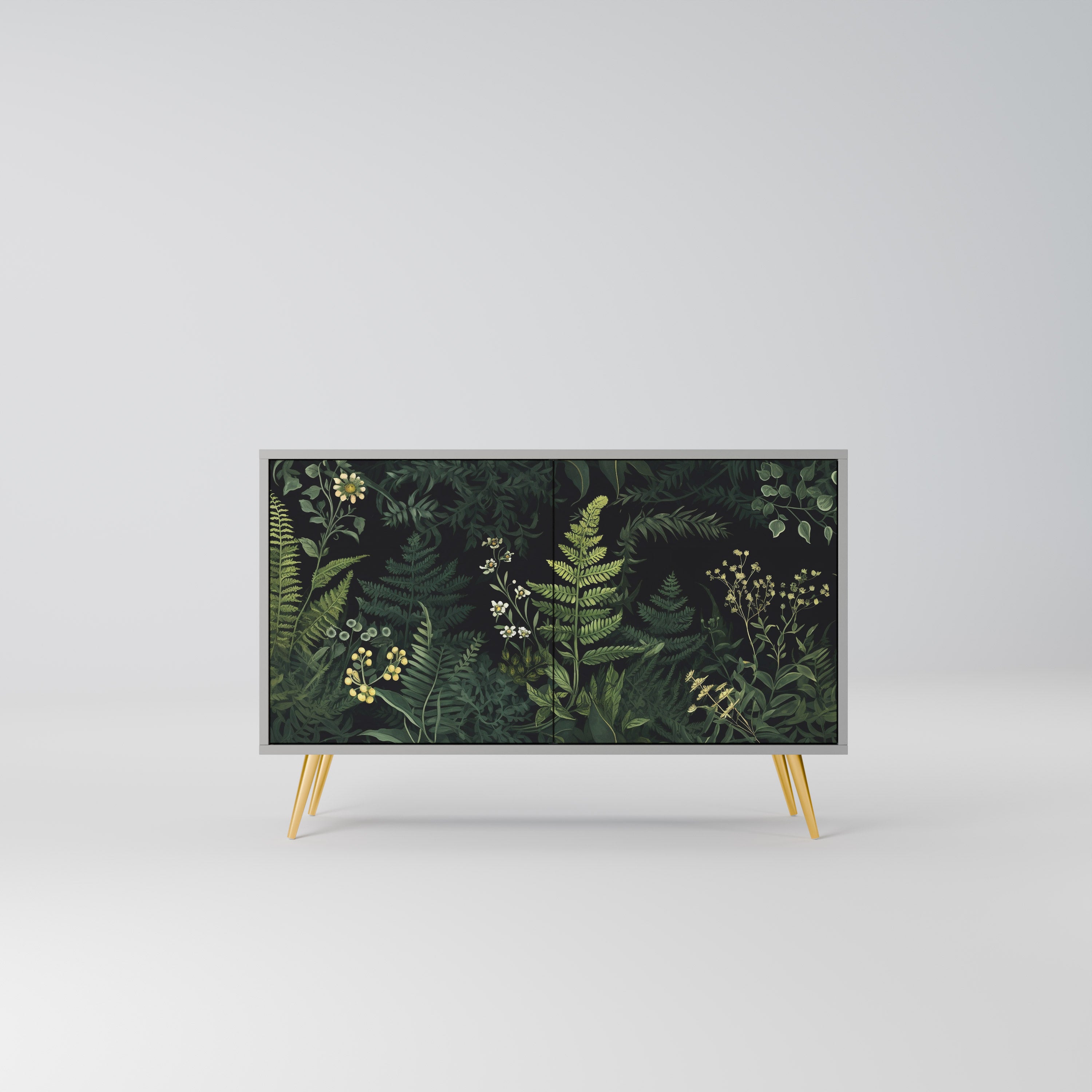 FERN FLOWERS Komoda 2-drzwiowa korpus Szary