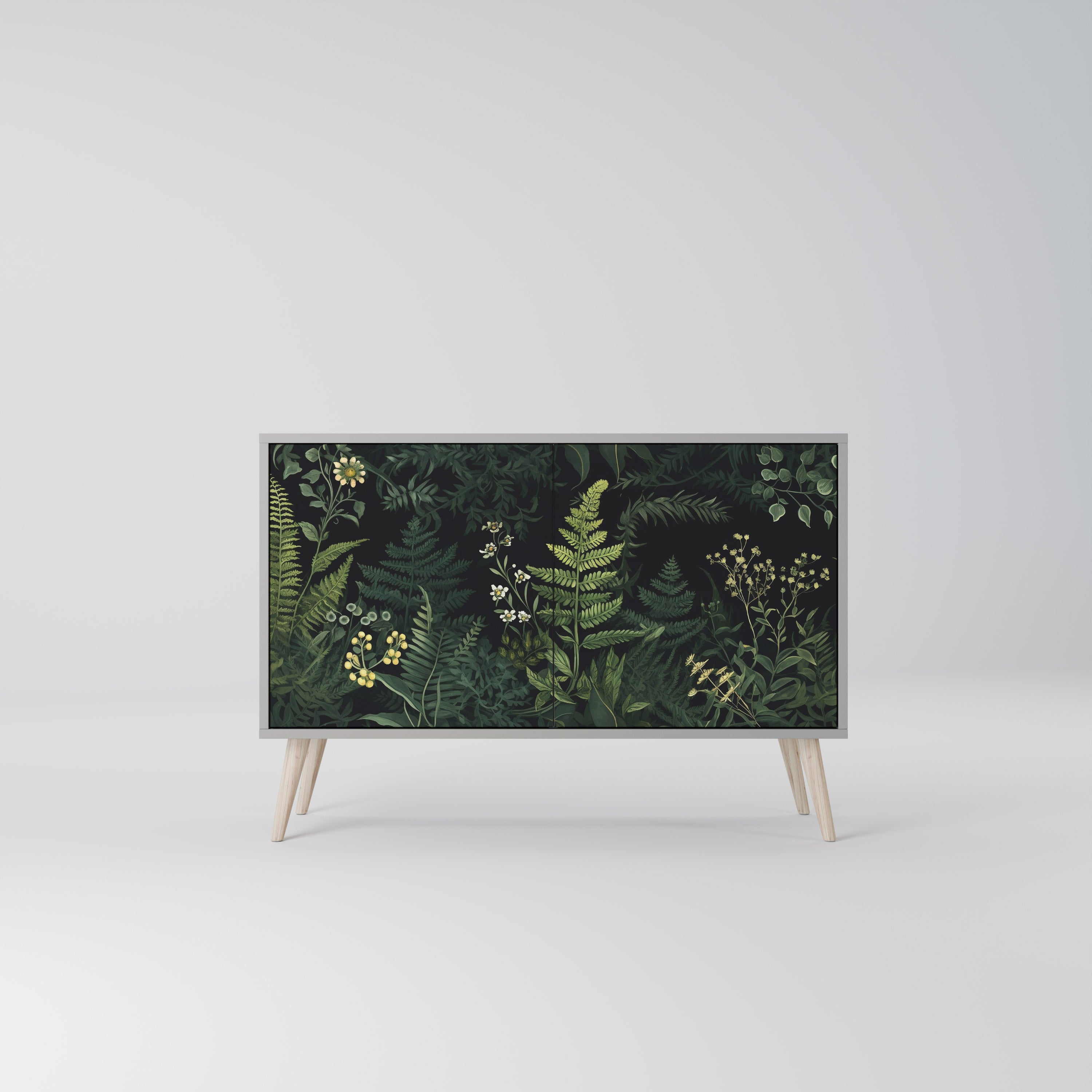 FERN FLOWERS Komoda 2-drzwiowa korpus Szary