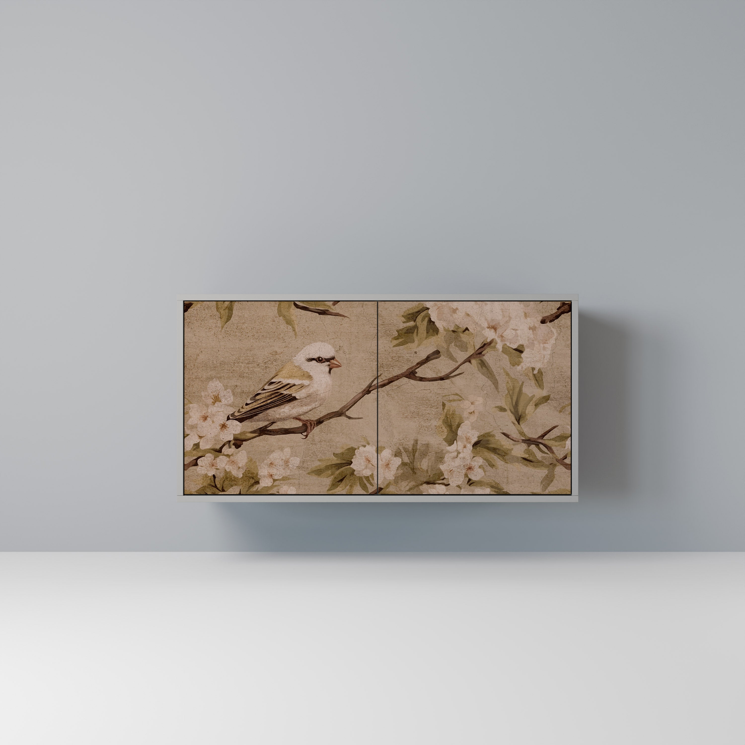 PETAL DISTINGUISH Komoda 2-drzwiowa korpus Szary