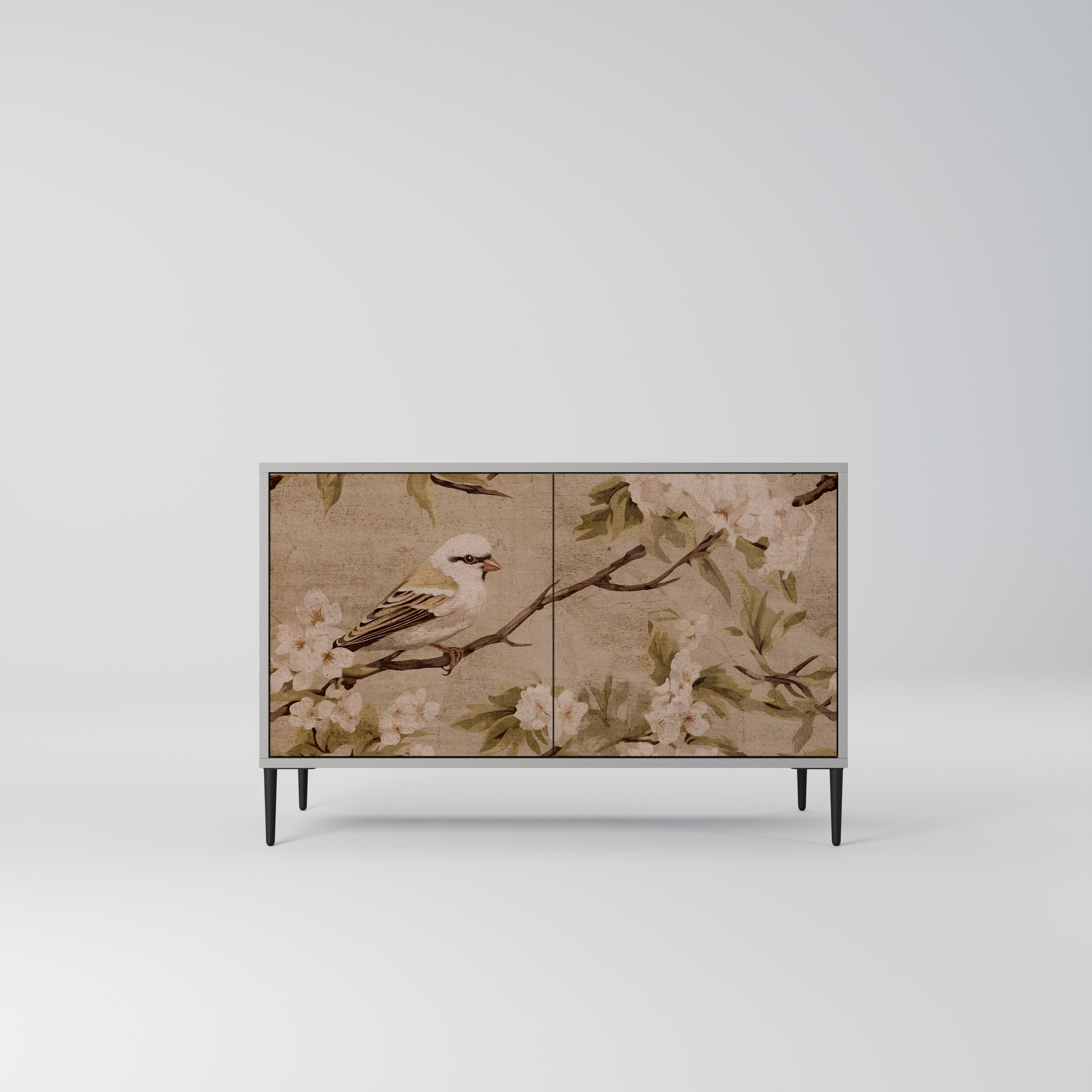 PETAL DISTINGUISH Komoda 2-drzwiowa korpus Szary