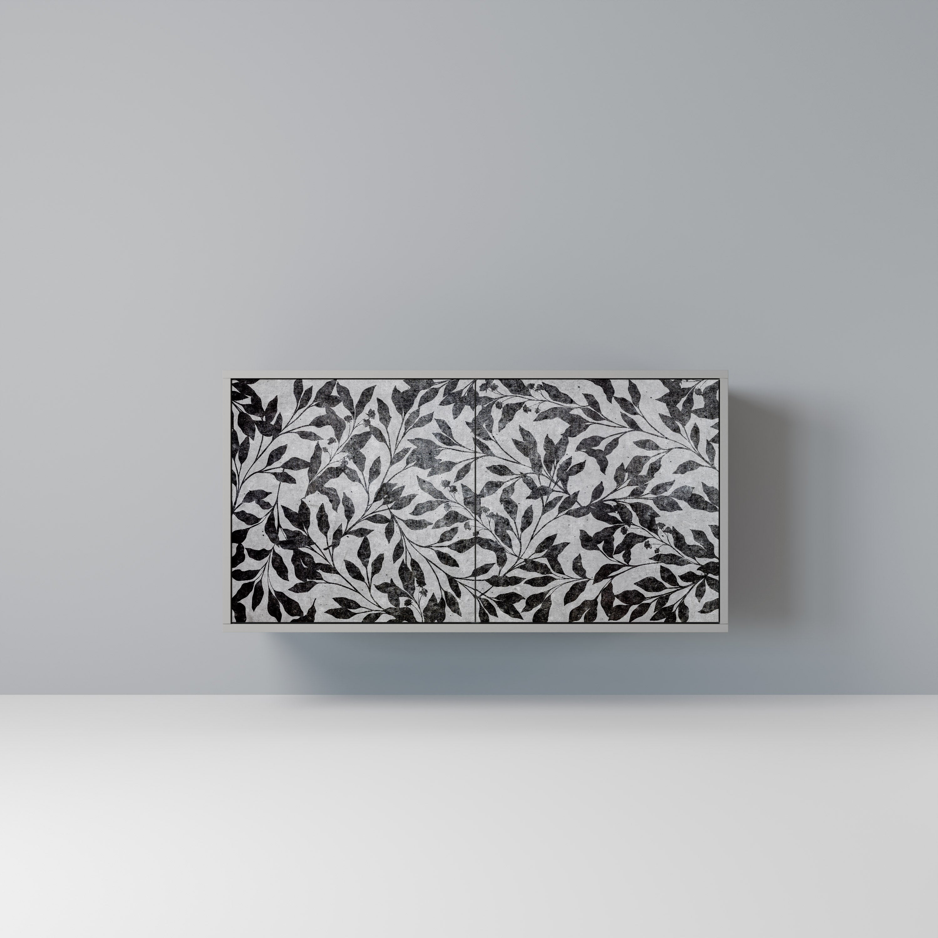 CHARCOAL SPROUT Komoda 2-drzwiowa korpus Szary