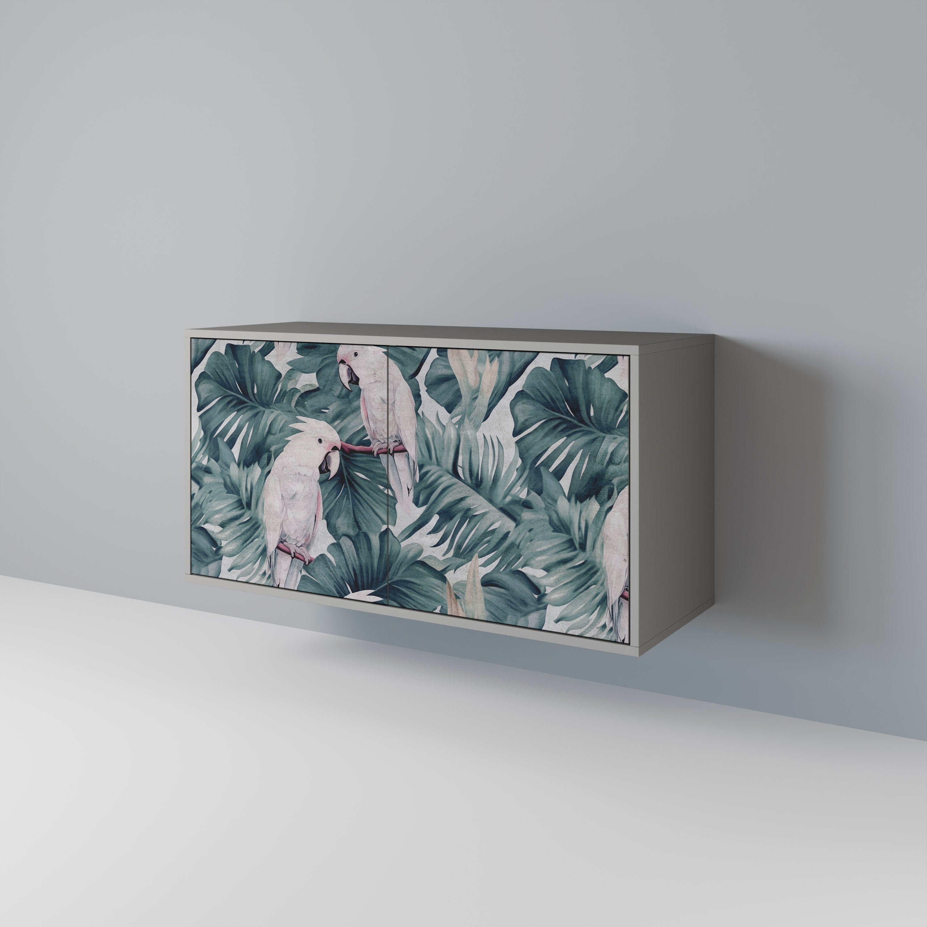 POPINJAY LOOK Komoda 2-drzwiowa korpus Szary