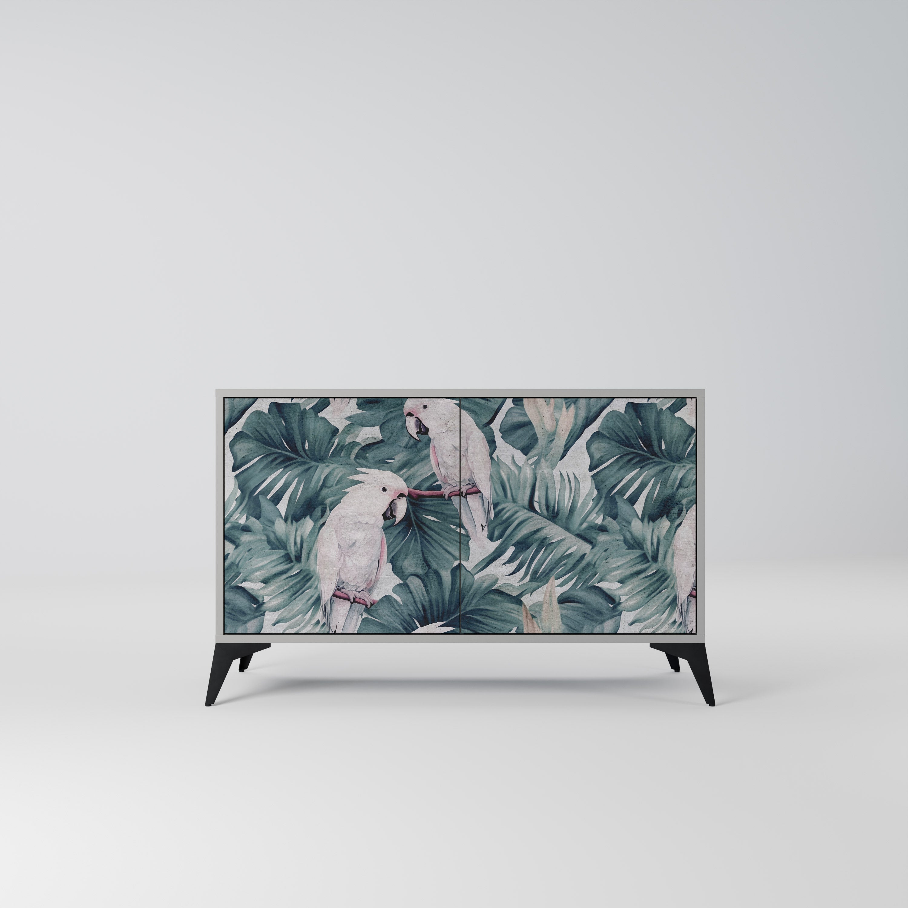 POPINJAY LOOK Komoda 2-drzwiowa korpus Szary