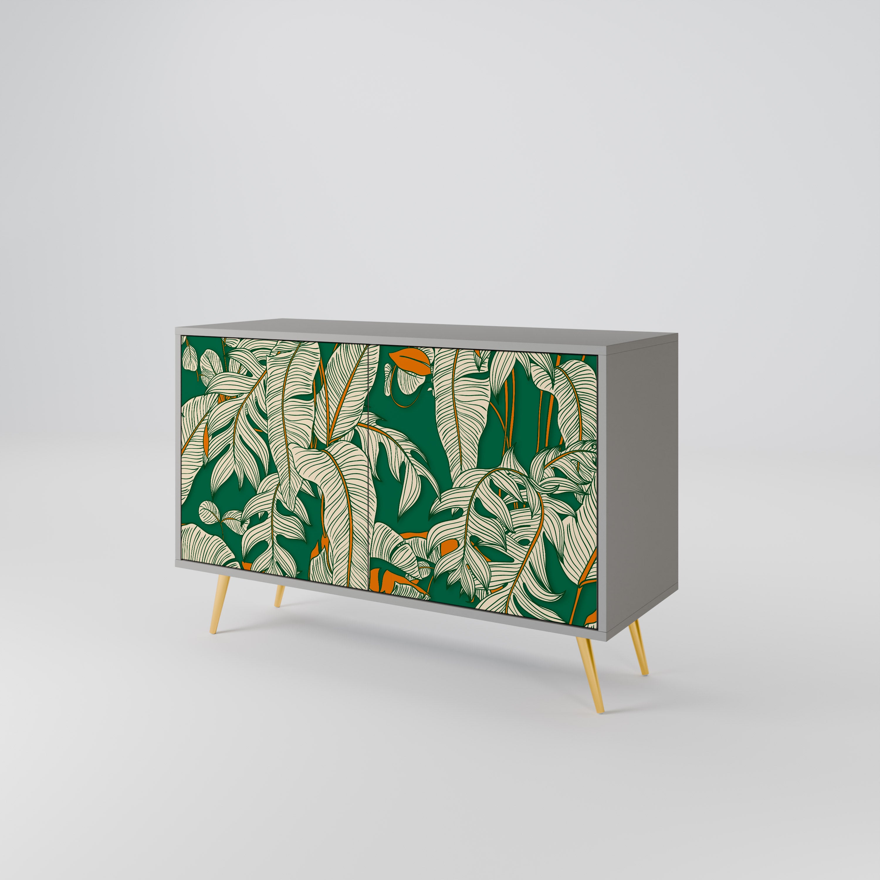 VERDANT PLEASURES Komoda 2-drzwiowa korpus Szary