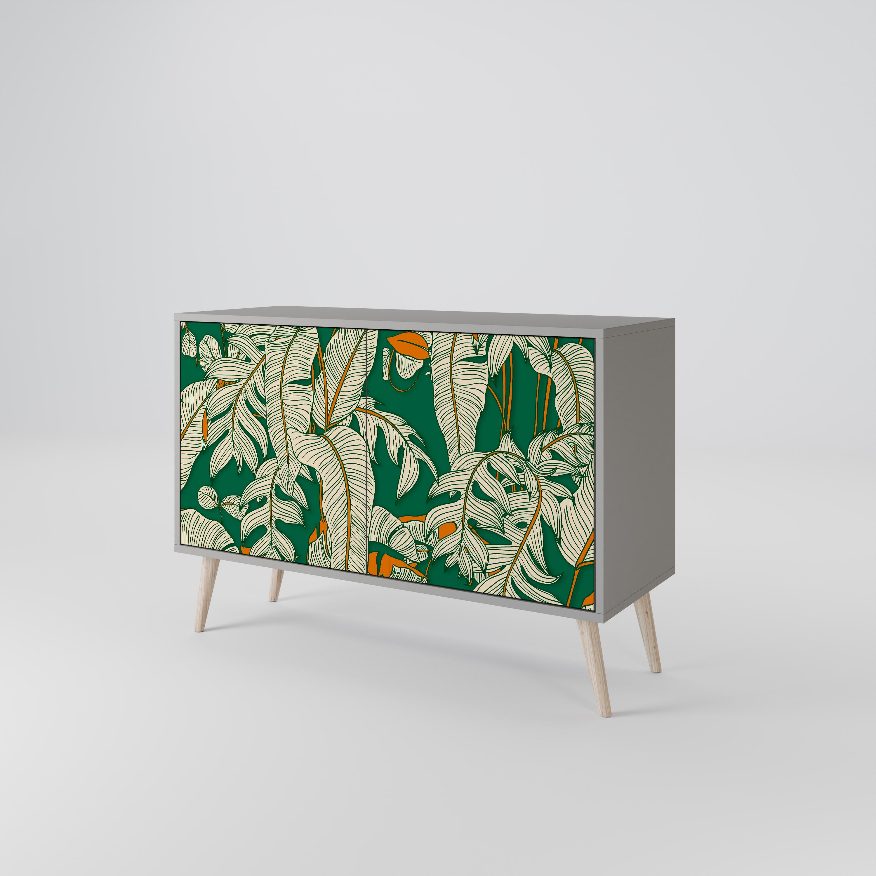 VERDANT PLEASURES Komoda 2-drzwiowa korpus Szary