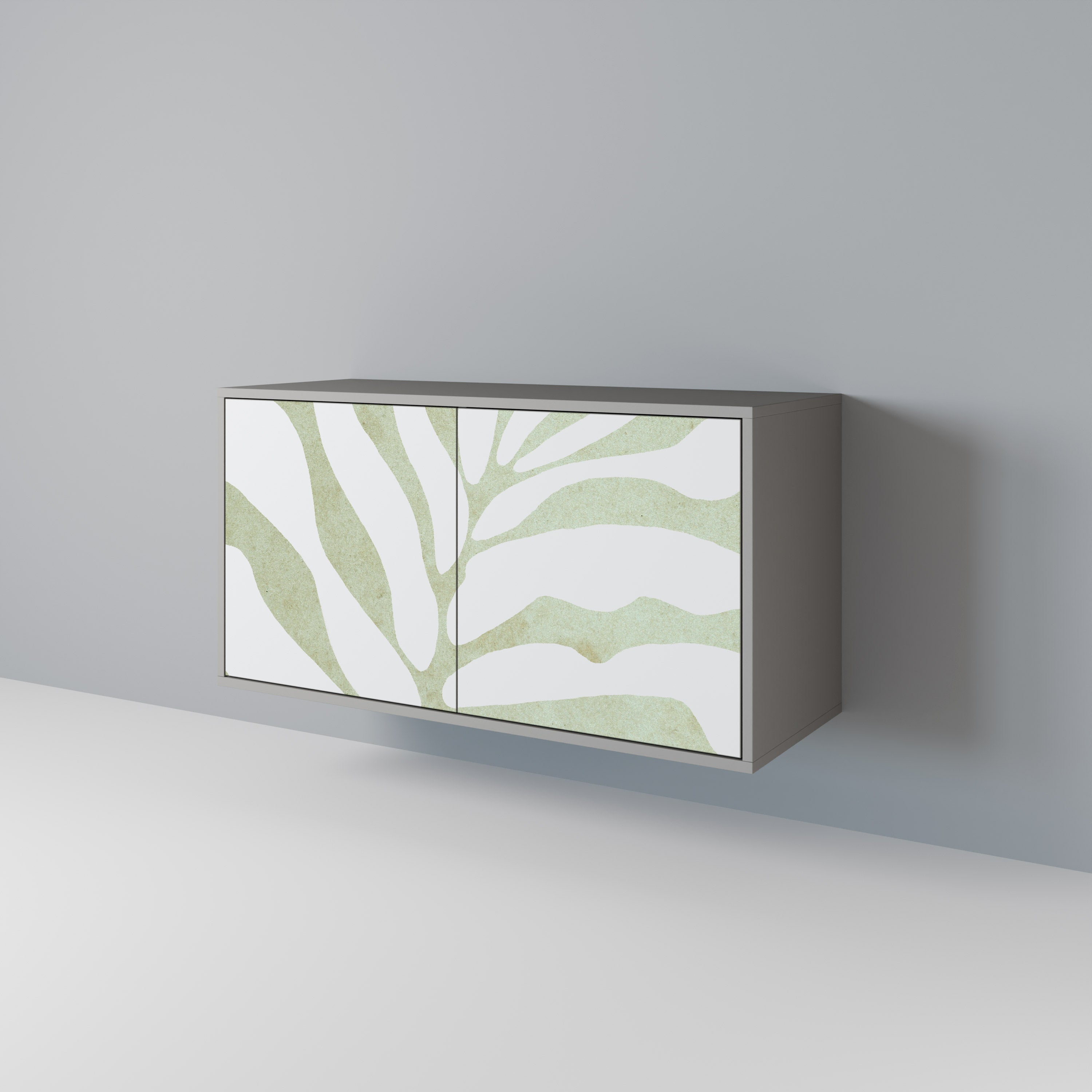 BOTANICAL SPARK Komoda 2-drzwiowa korpus Szary