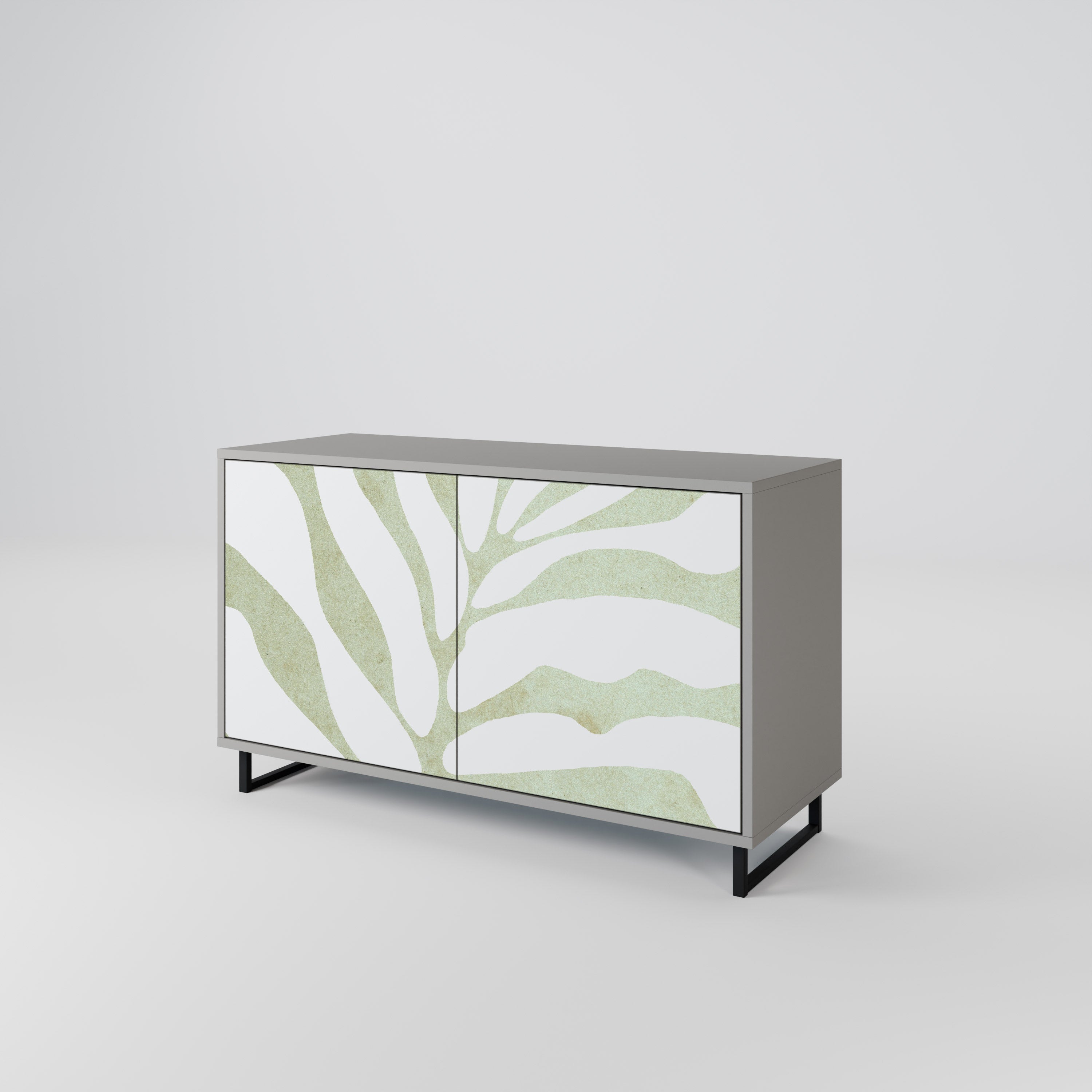 BOTANICAL SPARK Komoda 2-drzwiowa korpus Szary